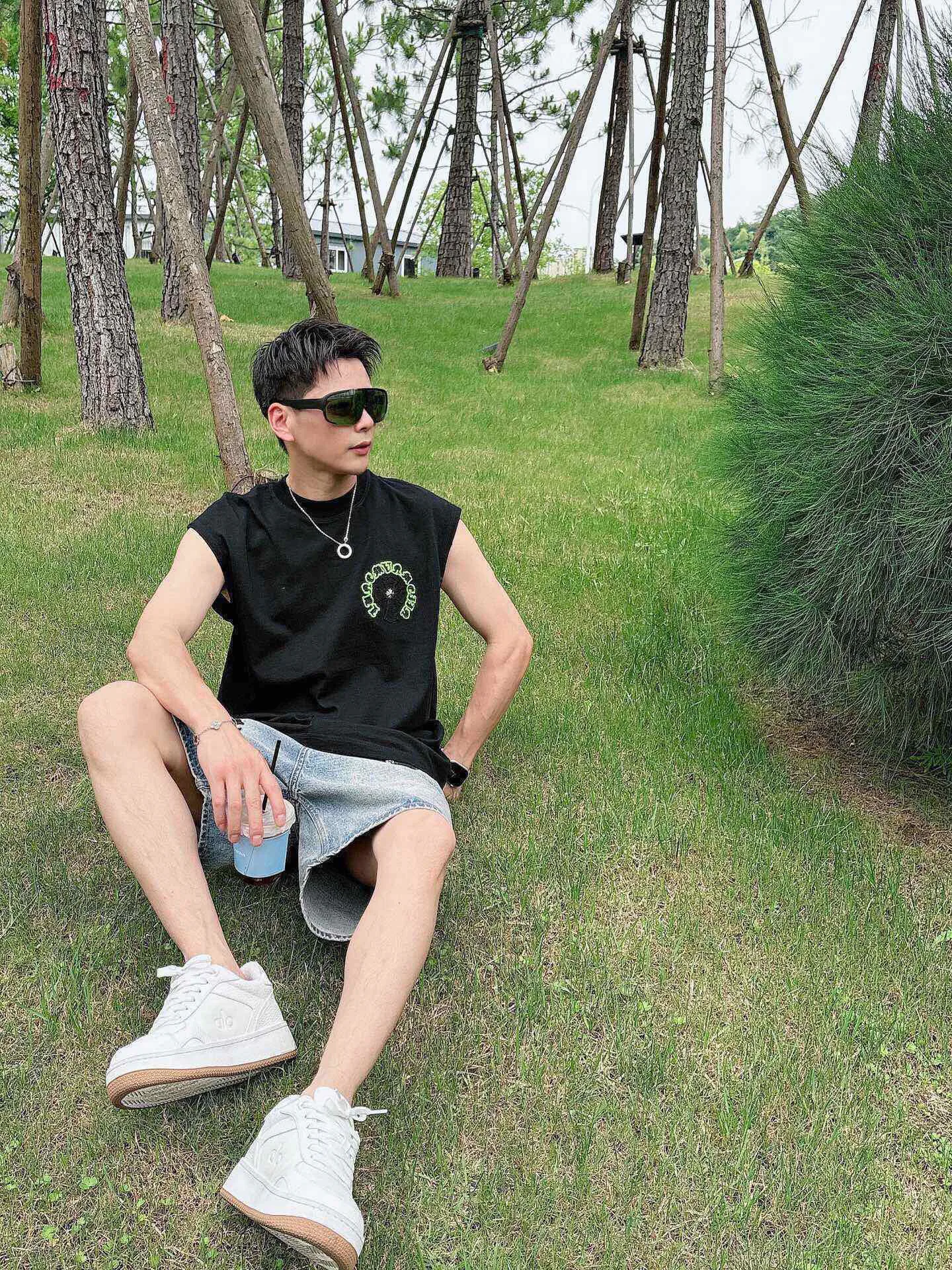 Футболки Мужские Chrome Hearts 11646917
