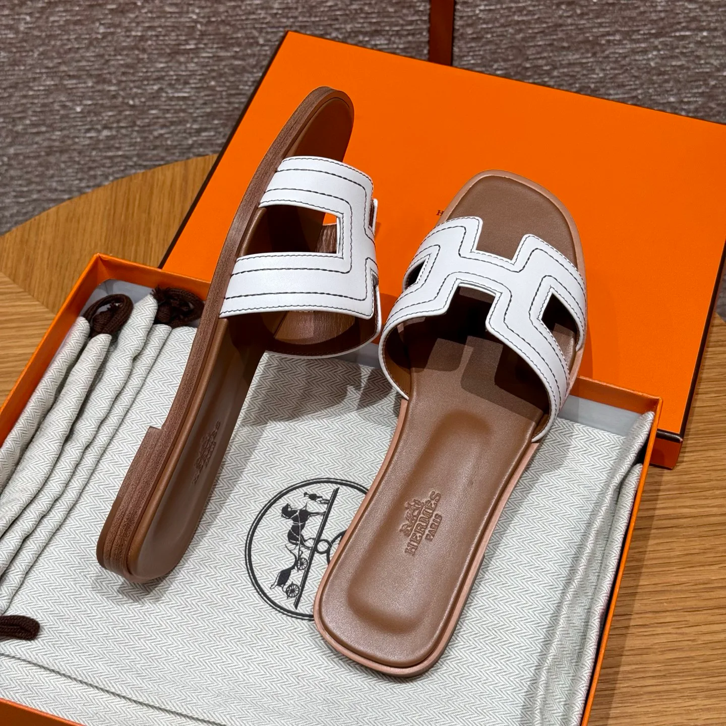 Шлепанцы Женские Hermes 11756