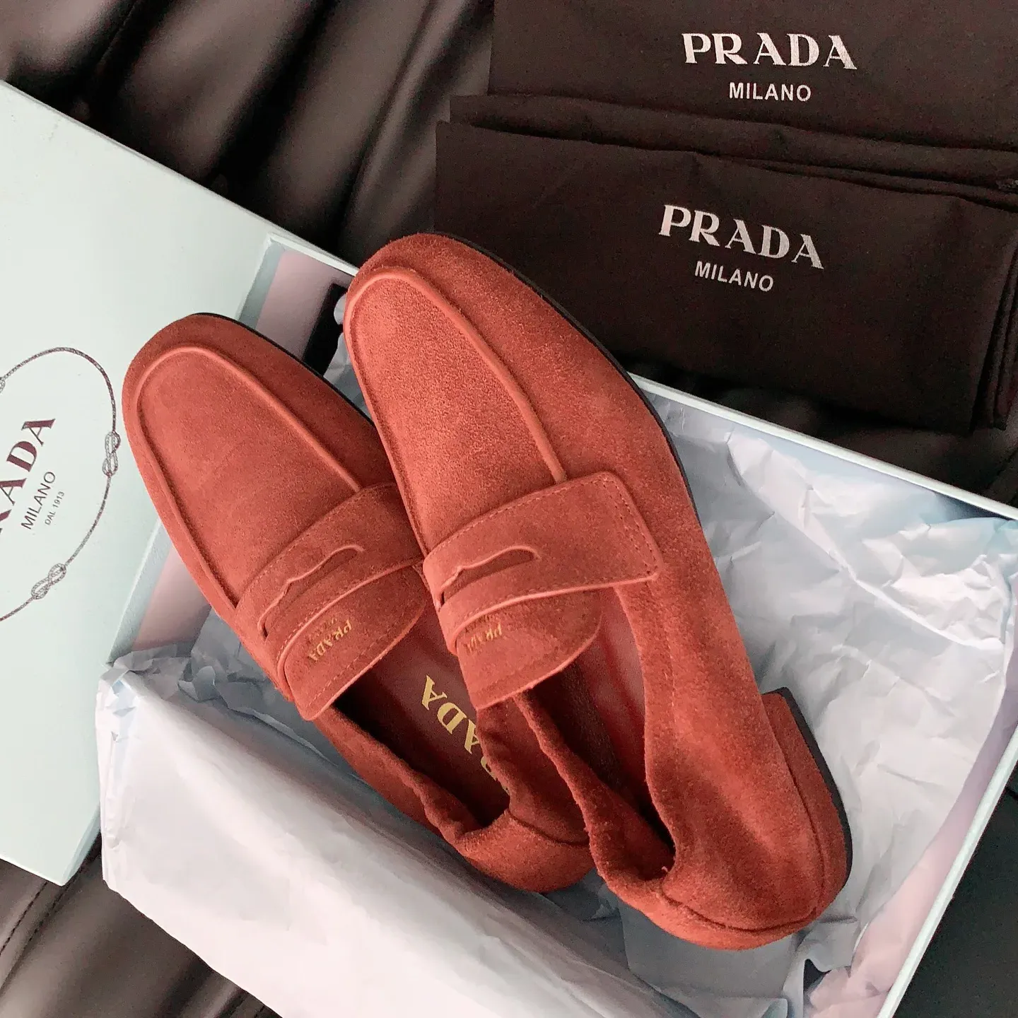 Лоферы И Мокасины Женские Prada 879943