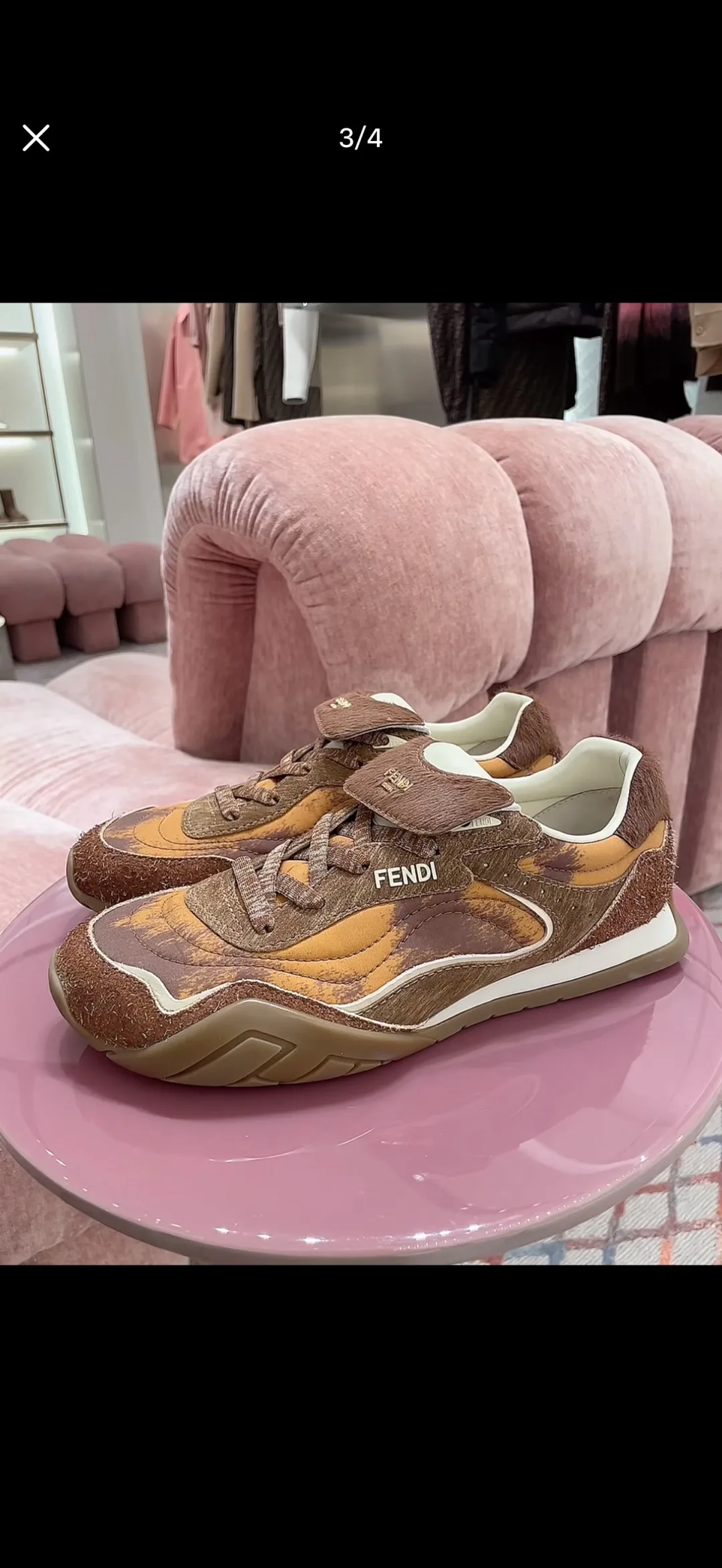 Кроссовки Женские Fendi 789646