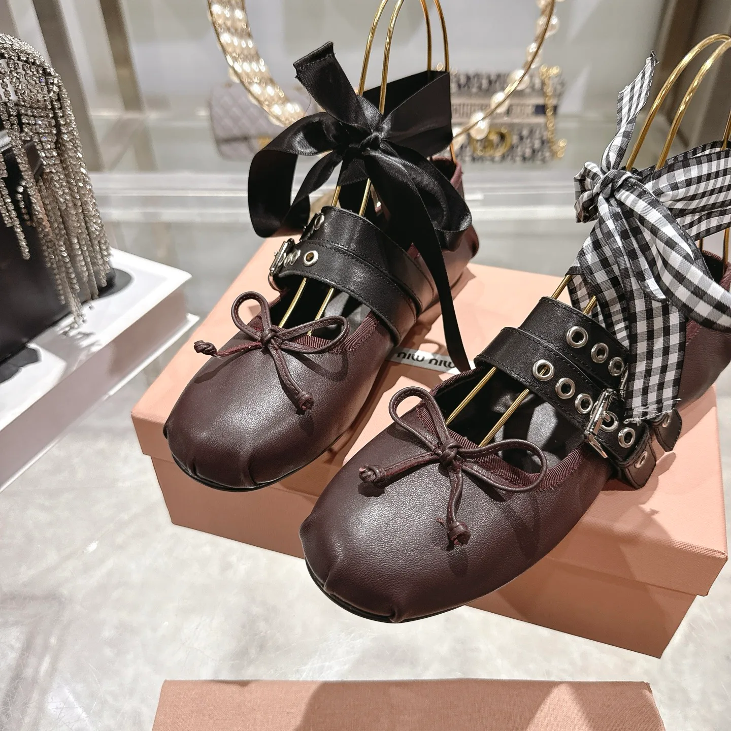 Балетки Женские Miu Miu 11893484