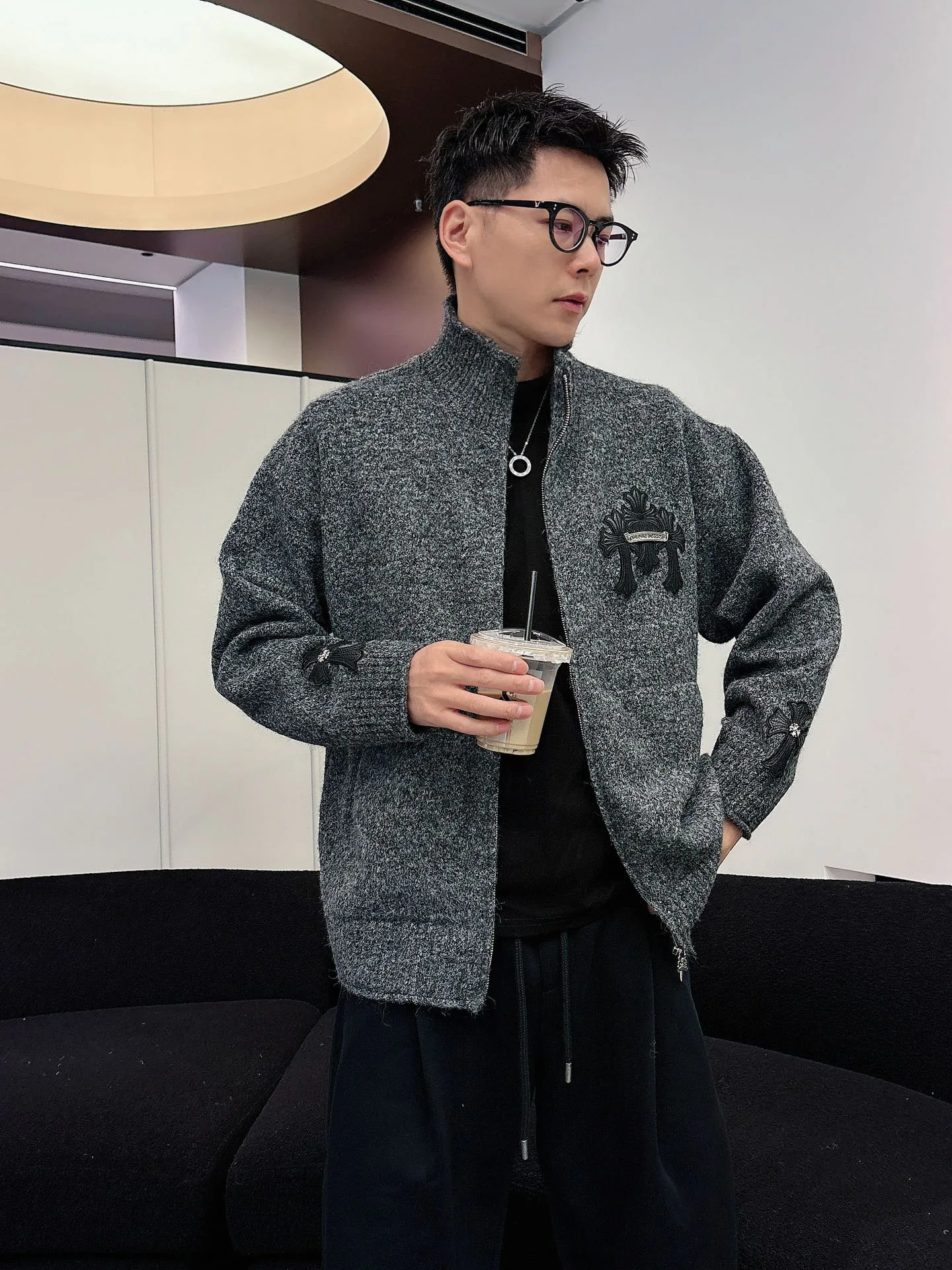 Джемперы И Свитеры Мужские Chrome Hearts 461116