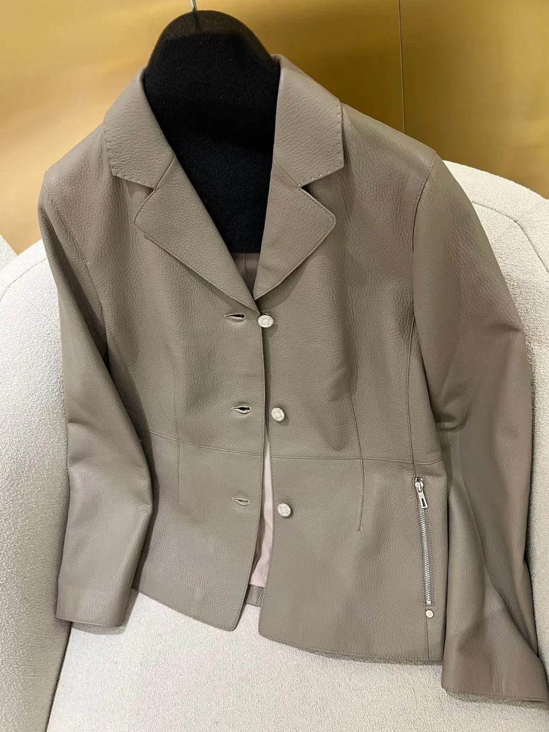 Кожаные Куртки И Дублёнки Женские Hermes 11698015