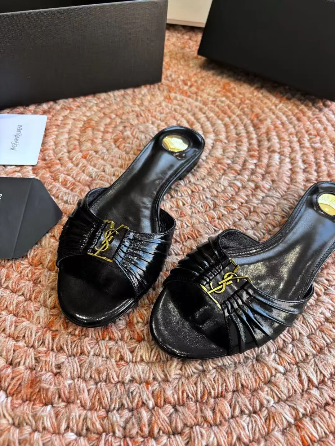 Шлепанцы Женские Saint Laurent 11755418