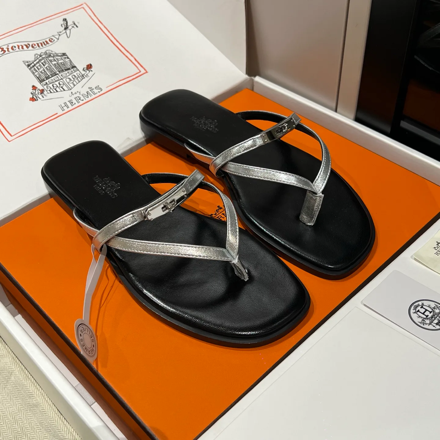 Шлепанцы Женские Hermes 14114793