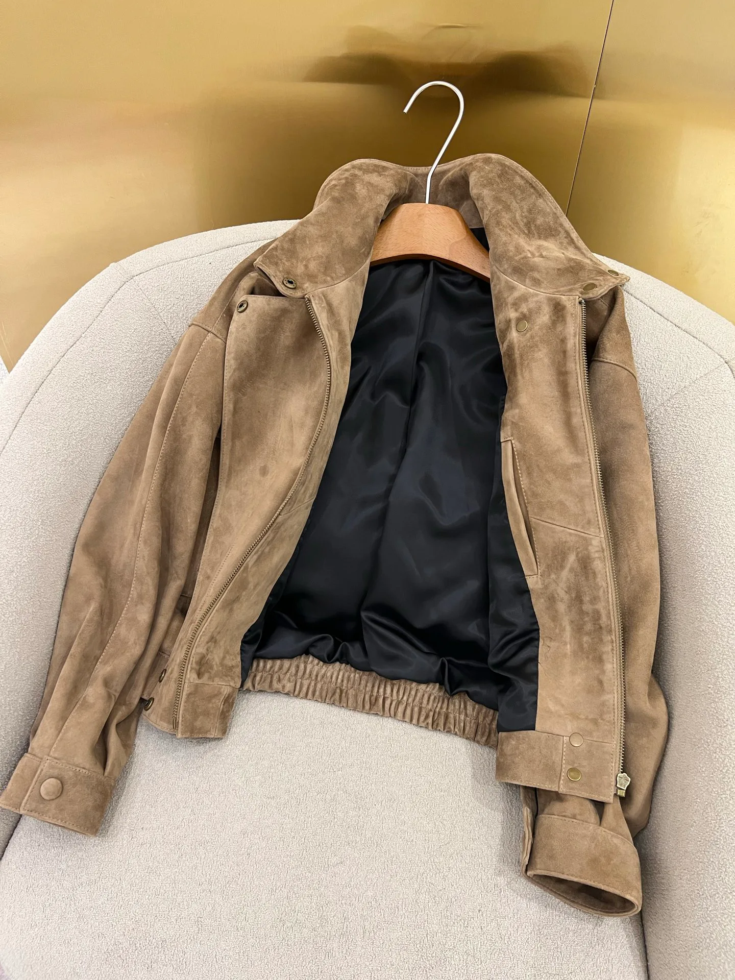 Кожаные Куртки И Дублёнки Женские Saint Laurent 11544845