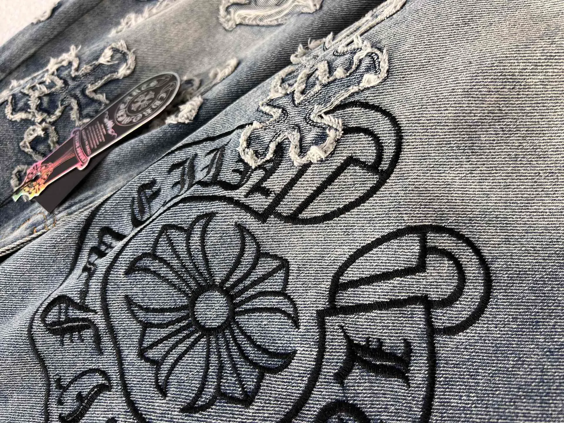 Джинсы Женские Chrome Hearts 1393753