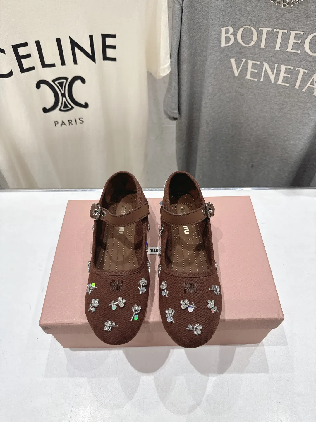 Балетки Женские Miu Miu 13559208