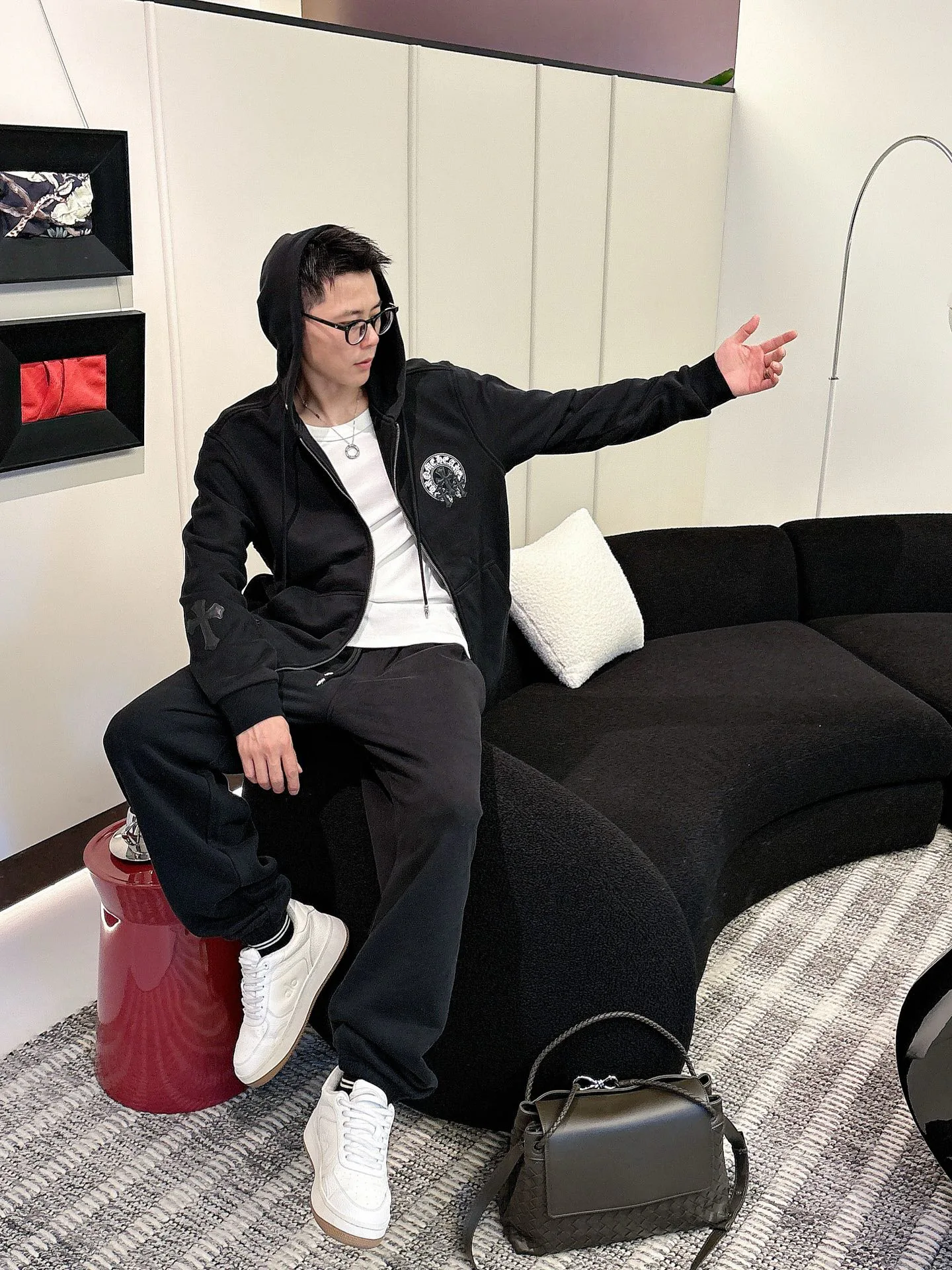 Свитшоты И Худи Мужские Chrome Hearts 1000360