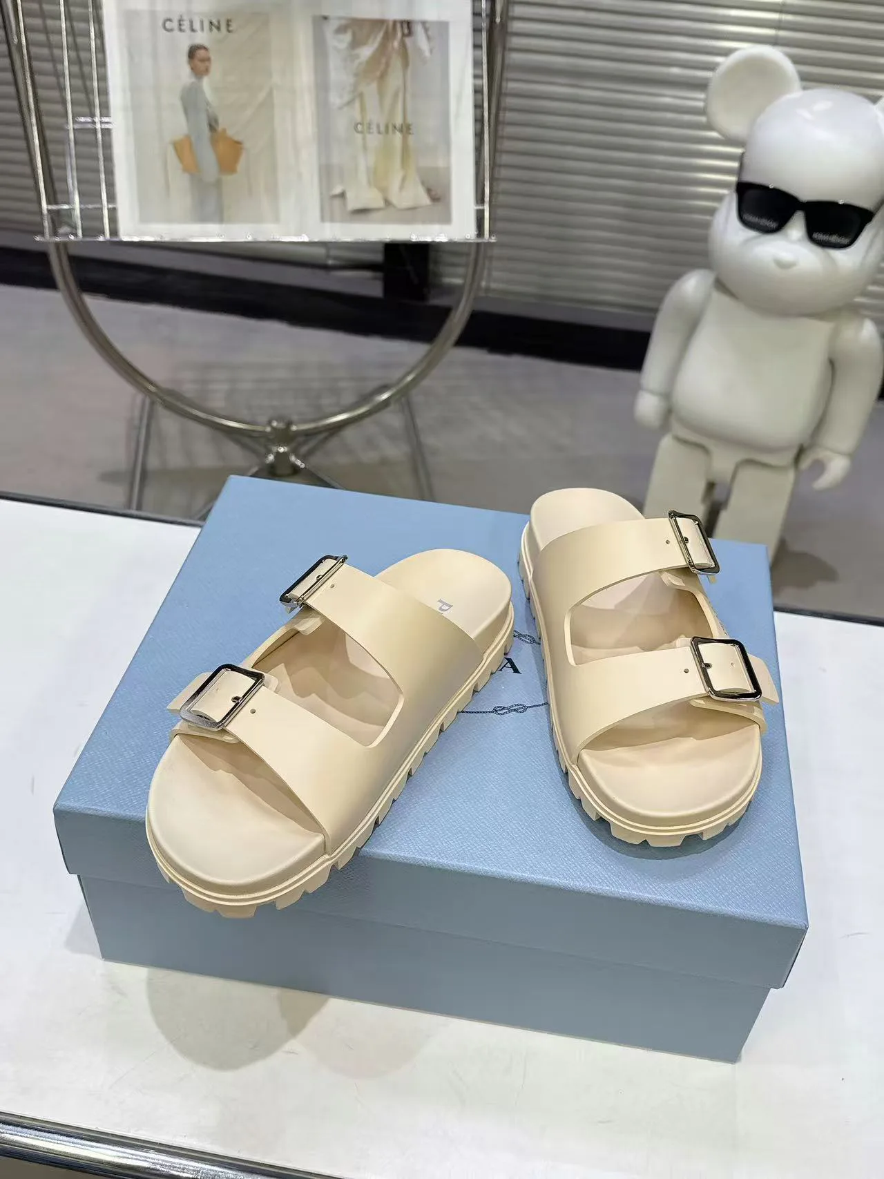 Шлепанцы Женские Prada 10270242