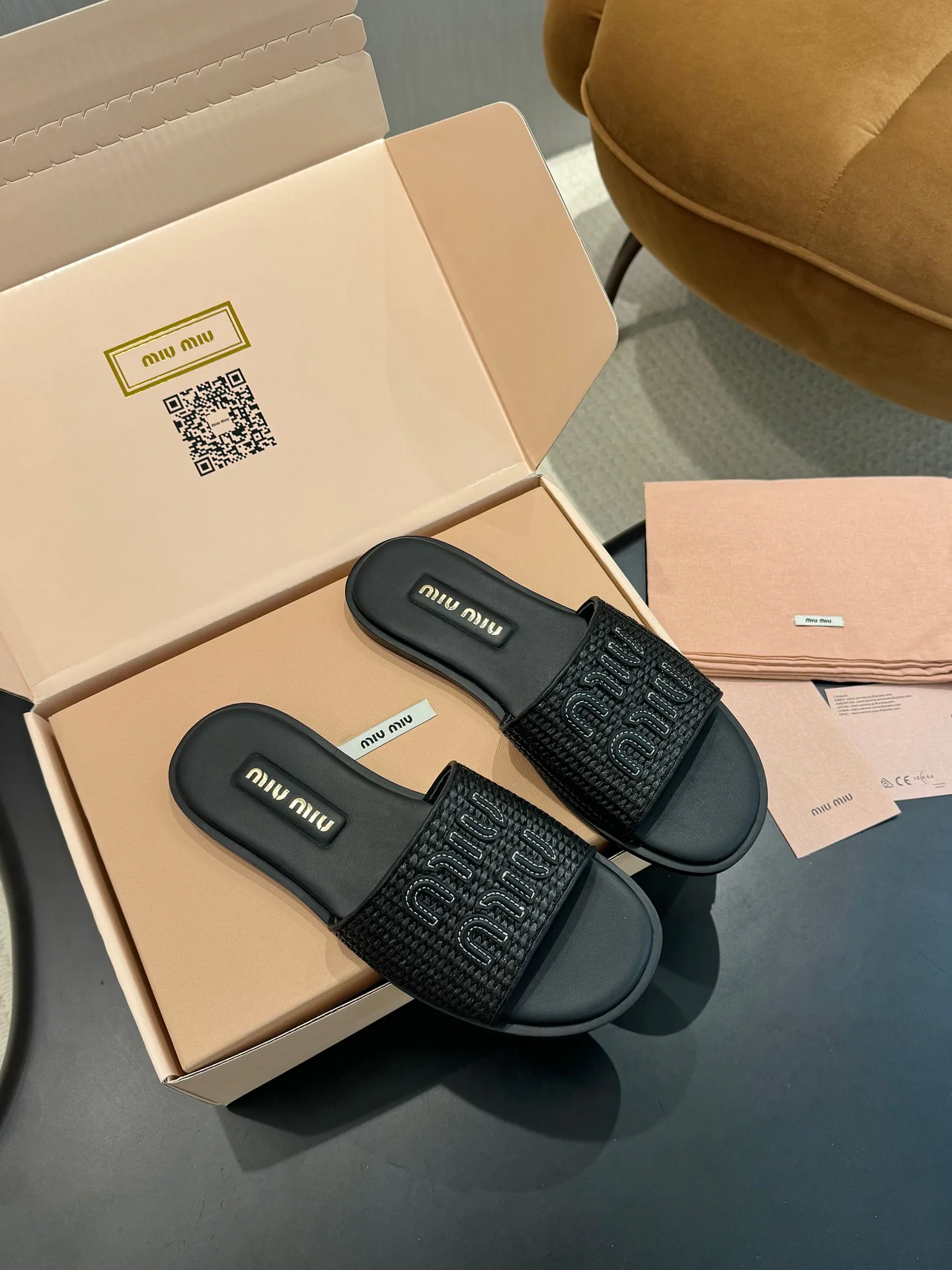 Шлепанцы Женские Miu Miu 11508154