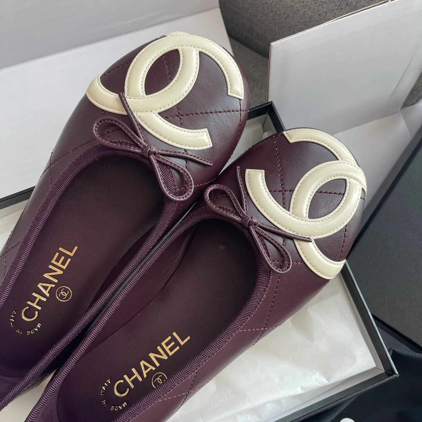 Балетки Женские Chanel 17643497