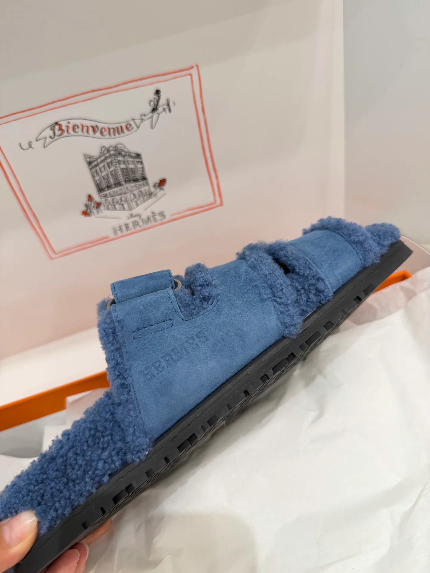 Тапочки Женские Hermes 17956506