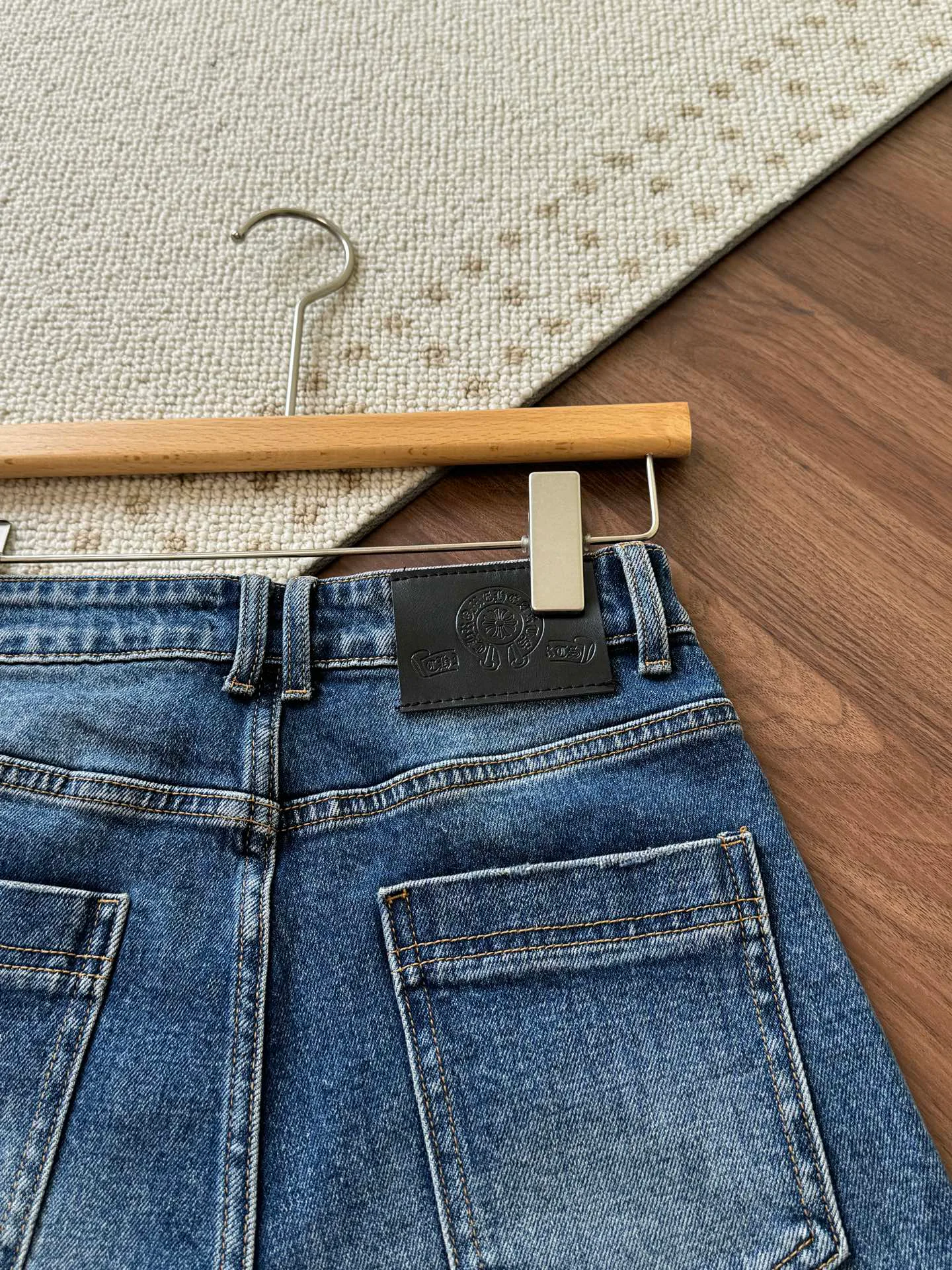 Джинсы Женские Chrome Hearts 156283