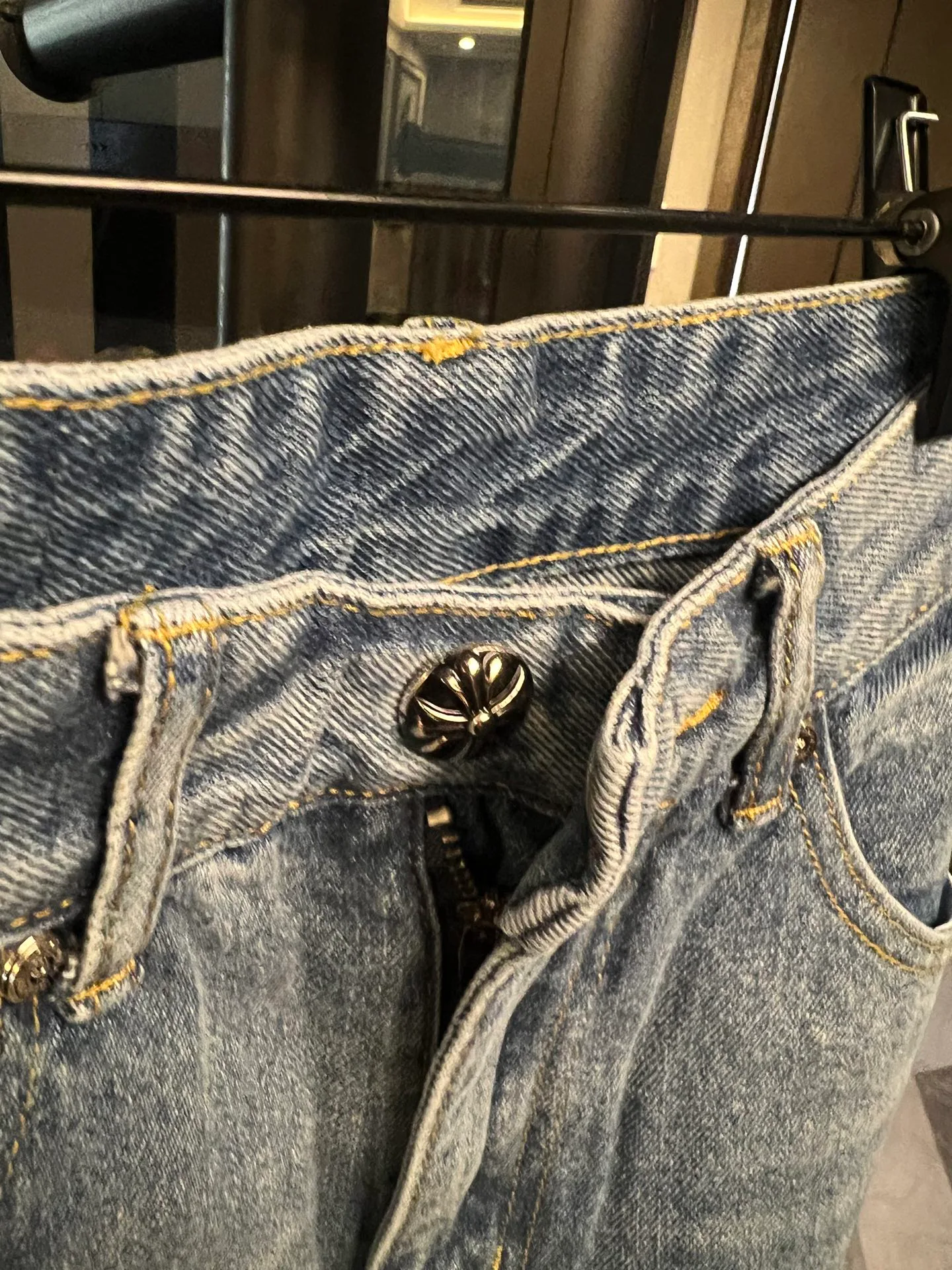 Джинсы Мужские Chrome Hearts 11523338