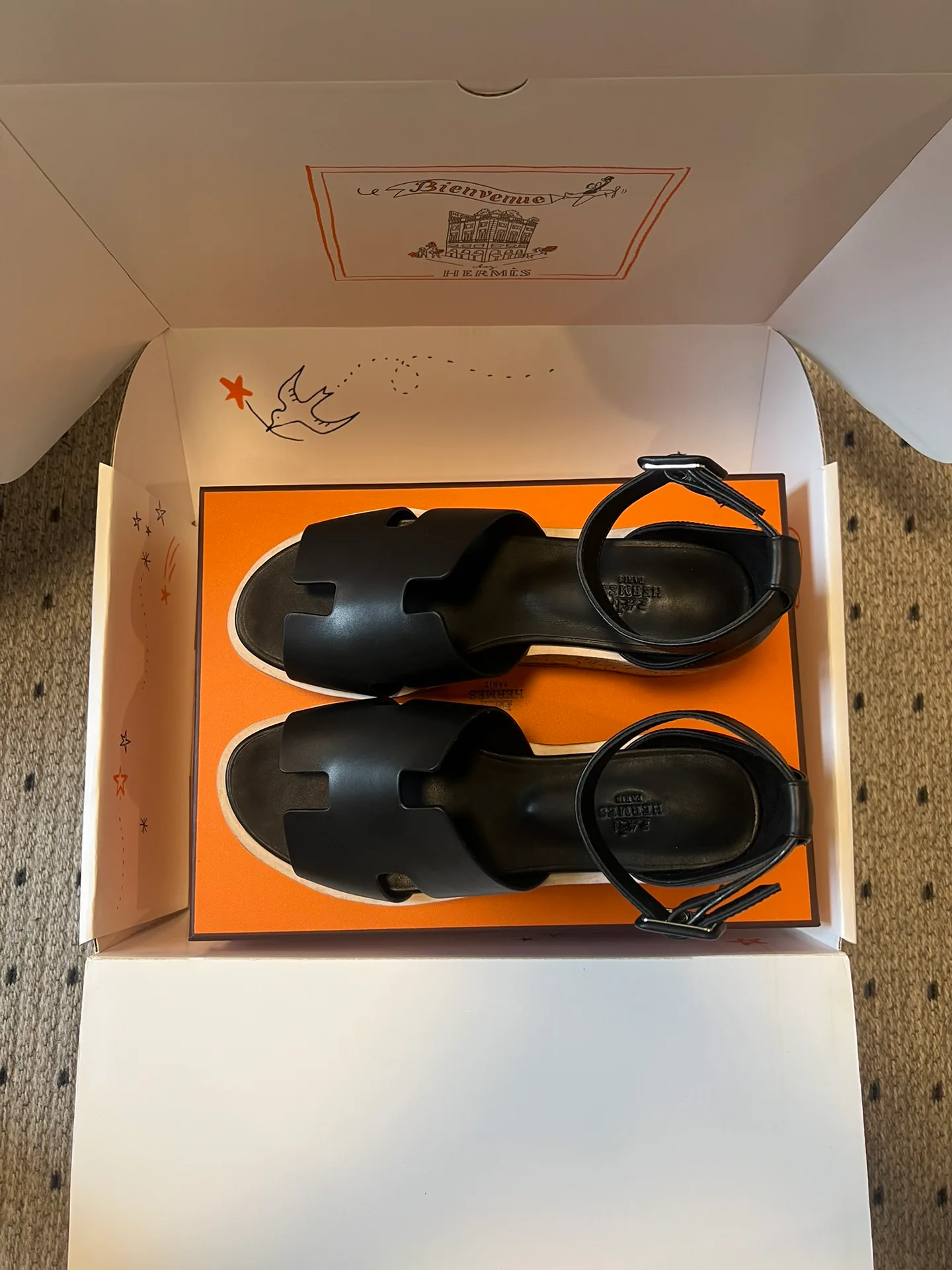 Босоножки Женские Hermes 10209638