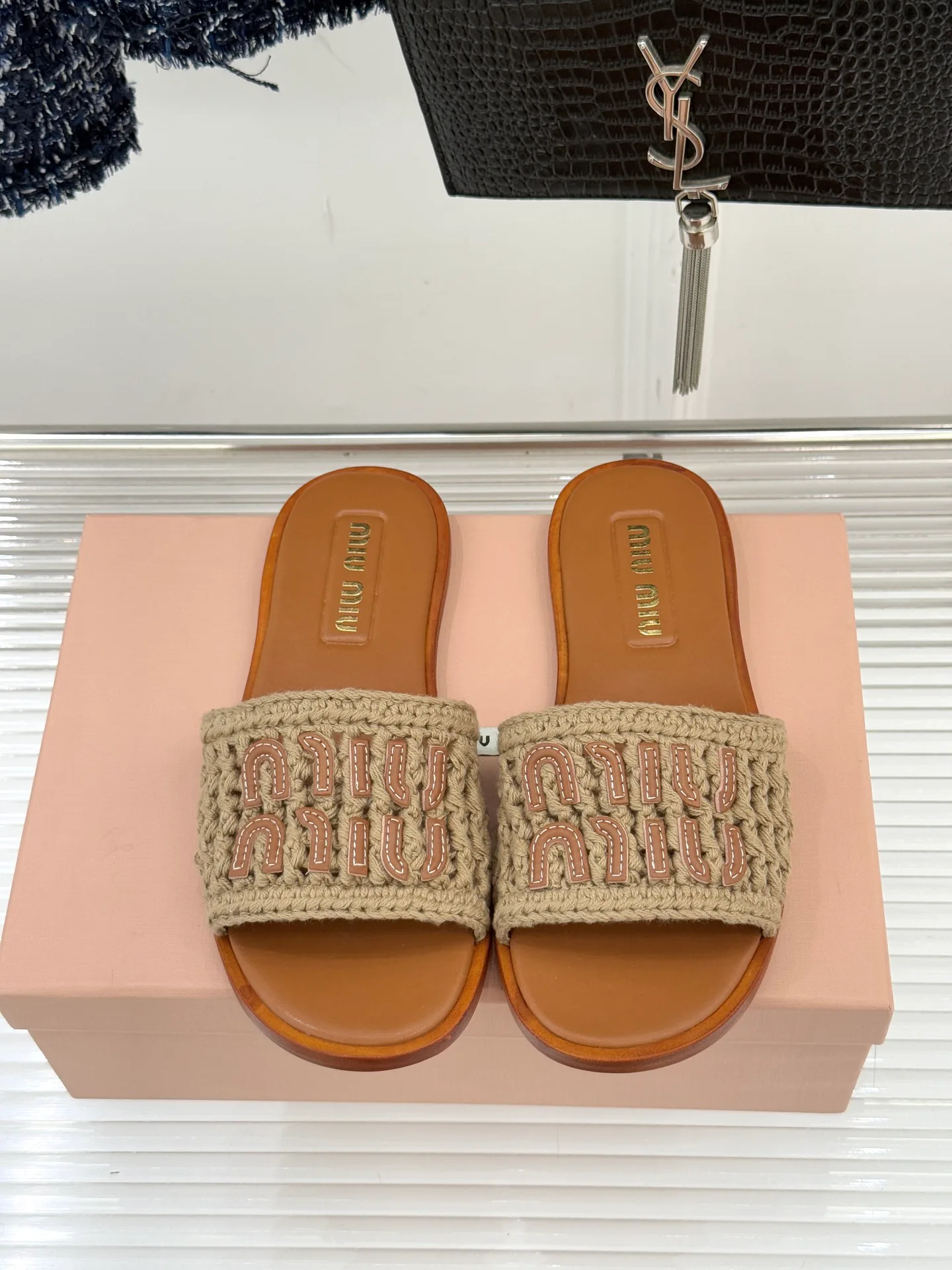Шлепанцы Женские Miu Miu 5056275