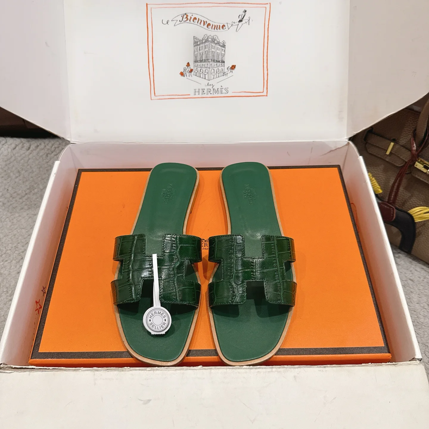 Шлепанцы Женские Hermes 17480671