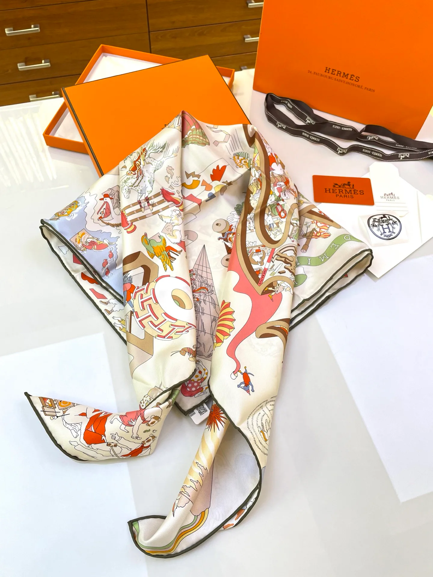 Шарфы Hermes 1309730