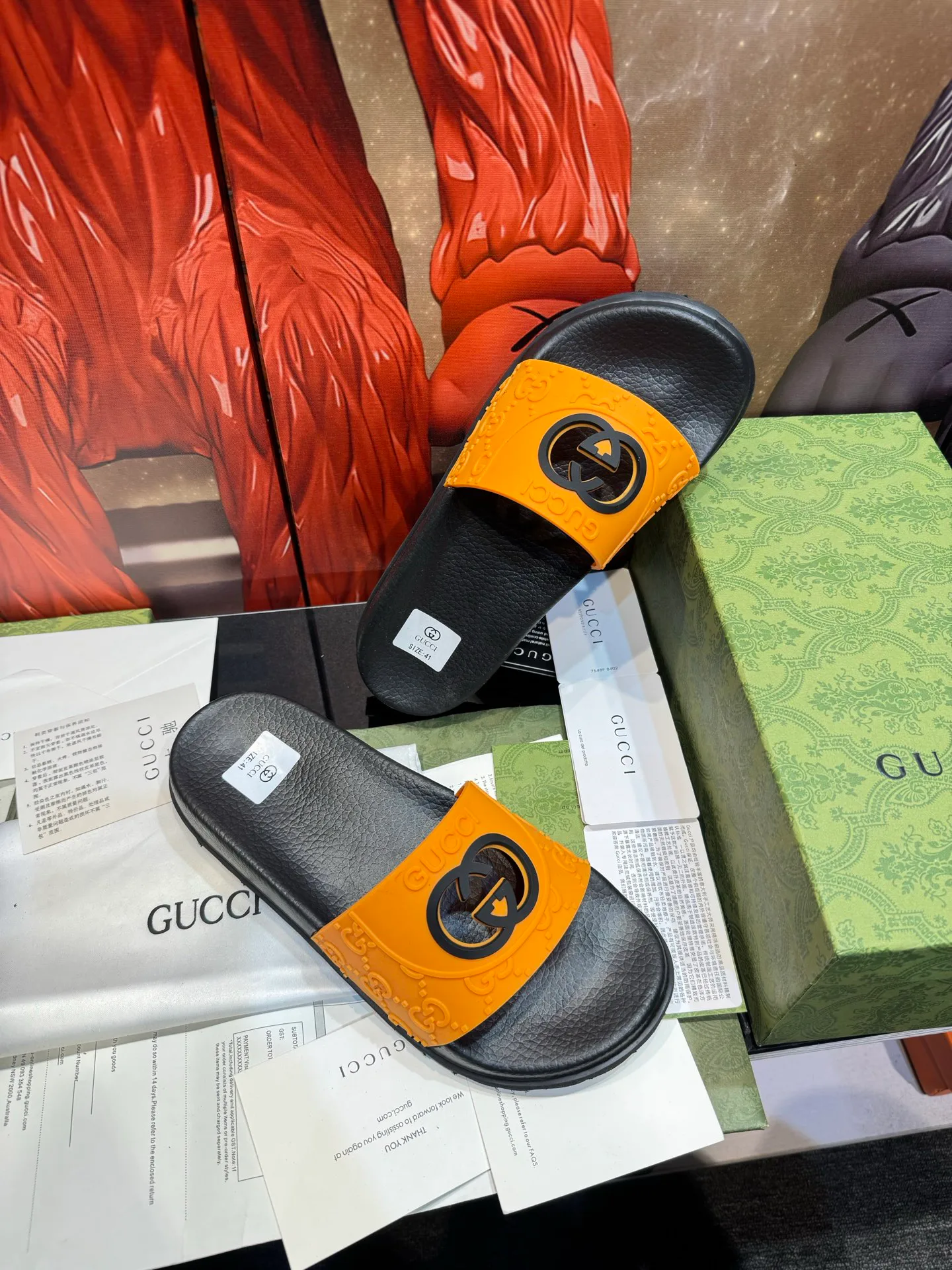 Шлепанцы Женские Gucci 10199403