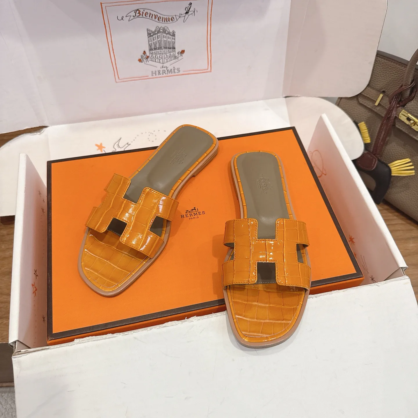 Шлепанцы Женские Hermes 1223551