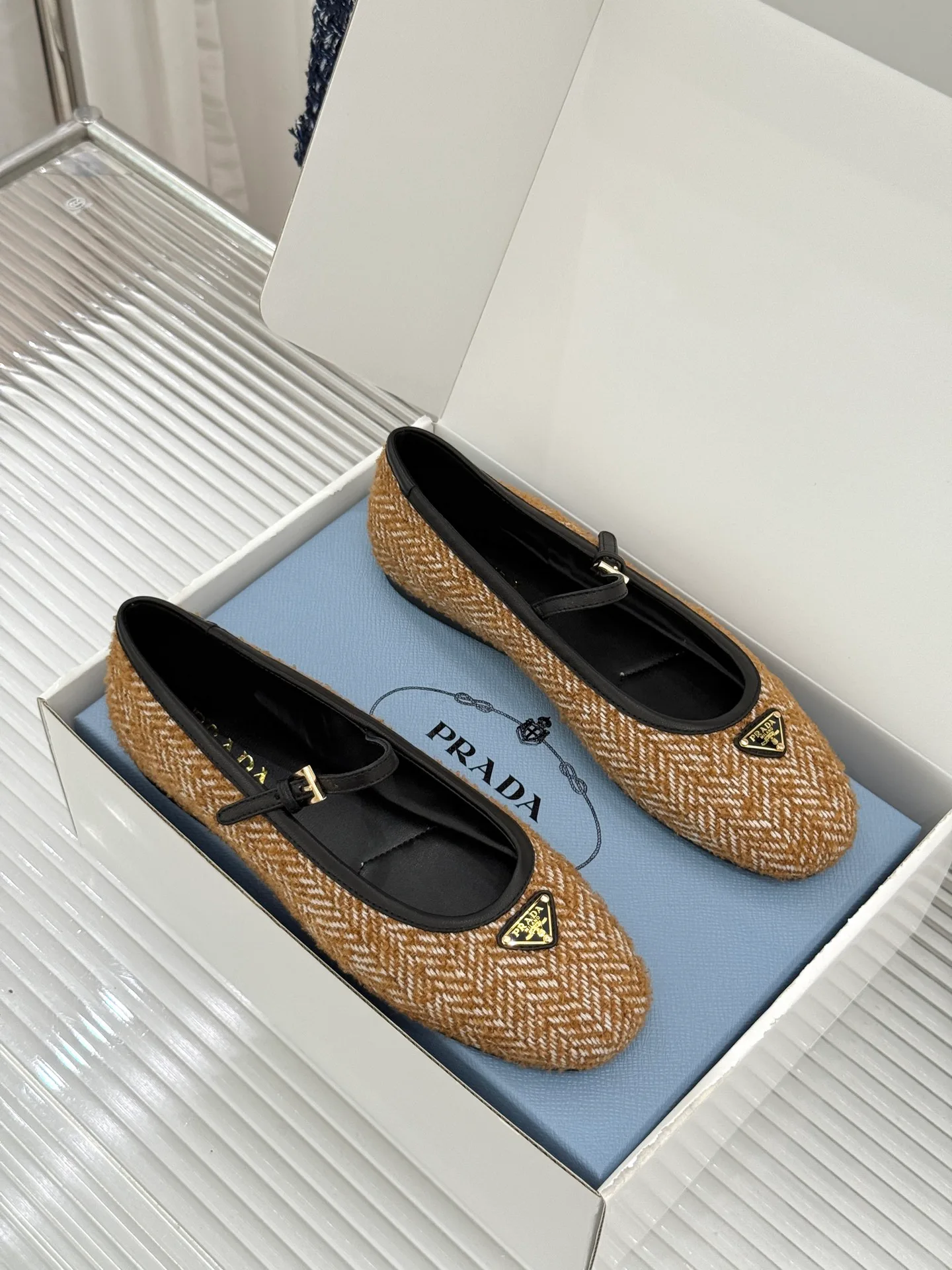Балетки Женские Prada 18432689