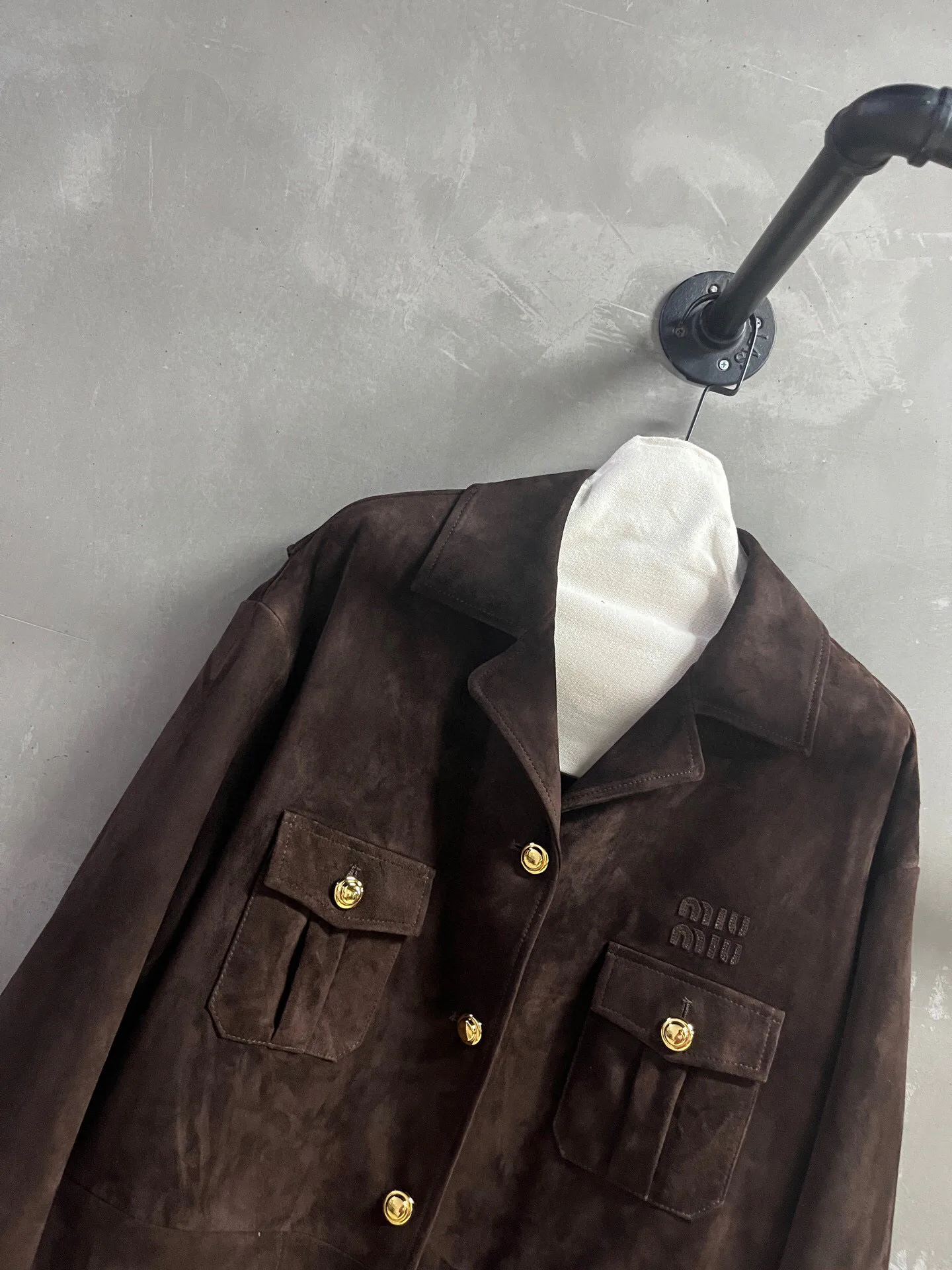 Кожаные Куртки И Дублёнки Женские Miu Miu 12403344