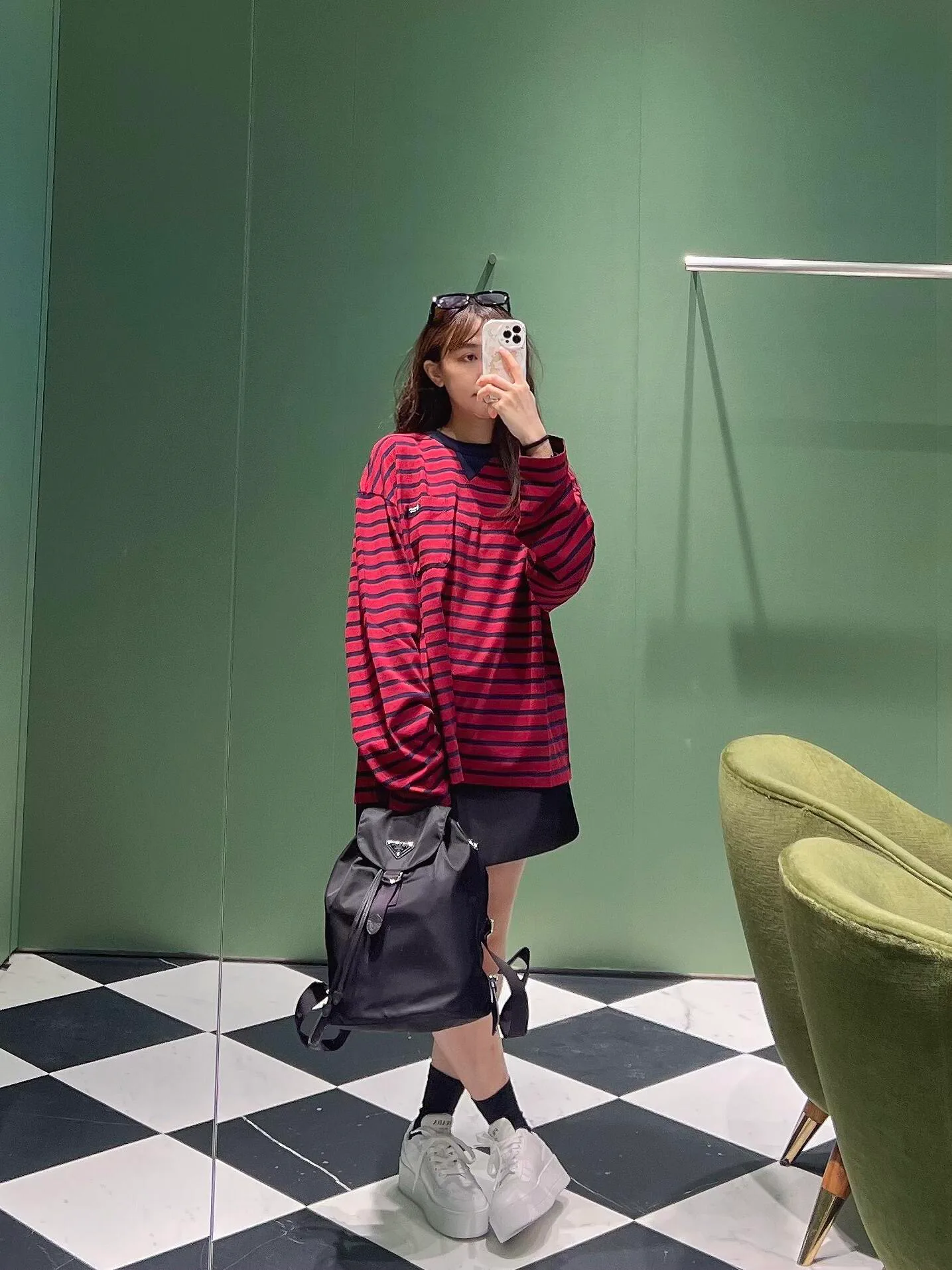 Лонгсливы Женские Prada 1886721