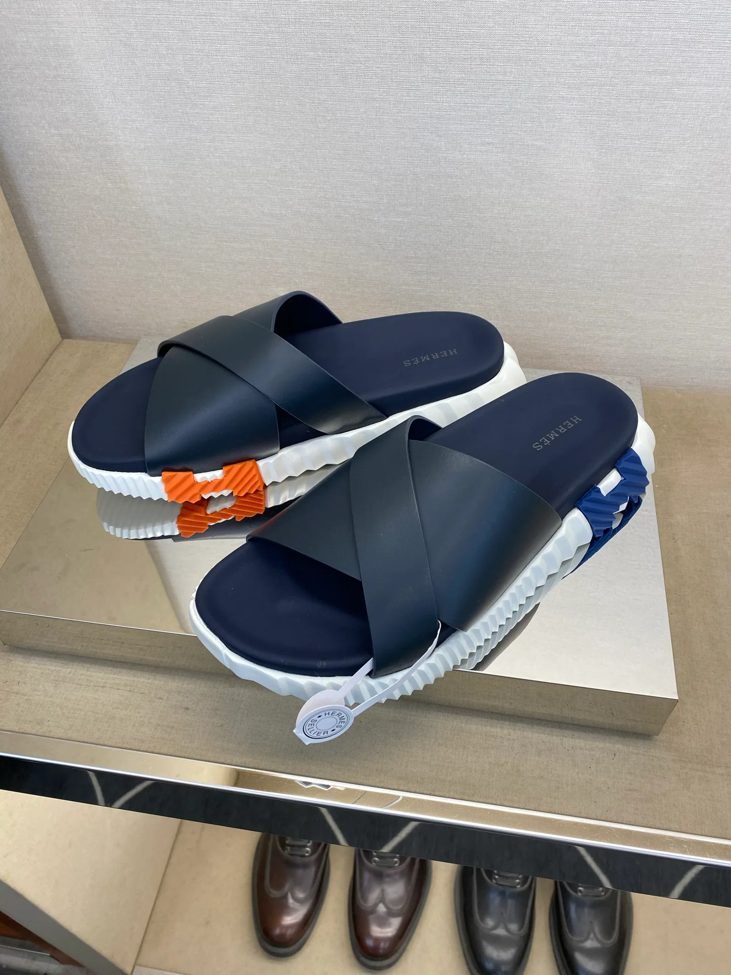 Шлепанцы Мужские Hermes 32514