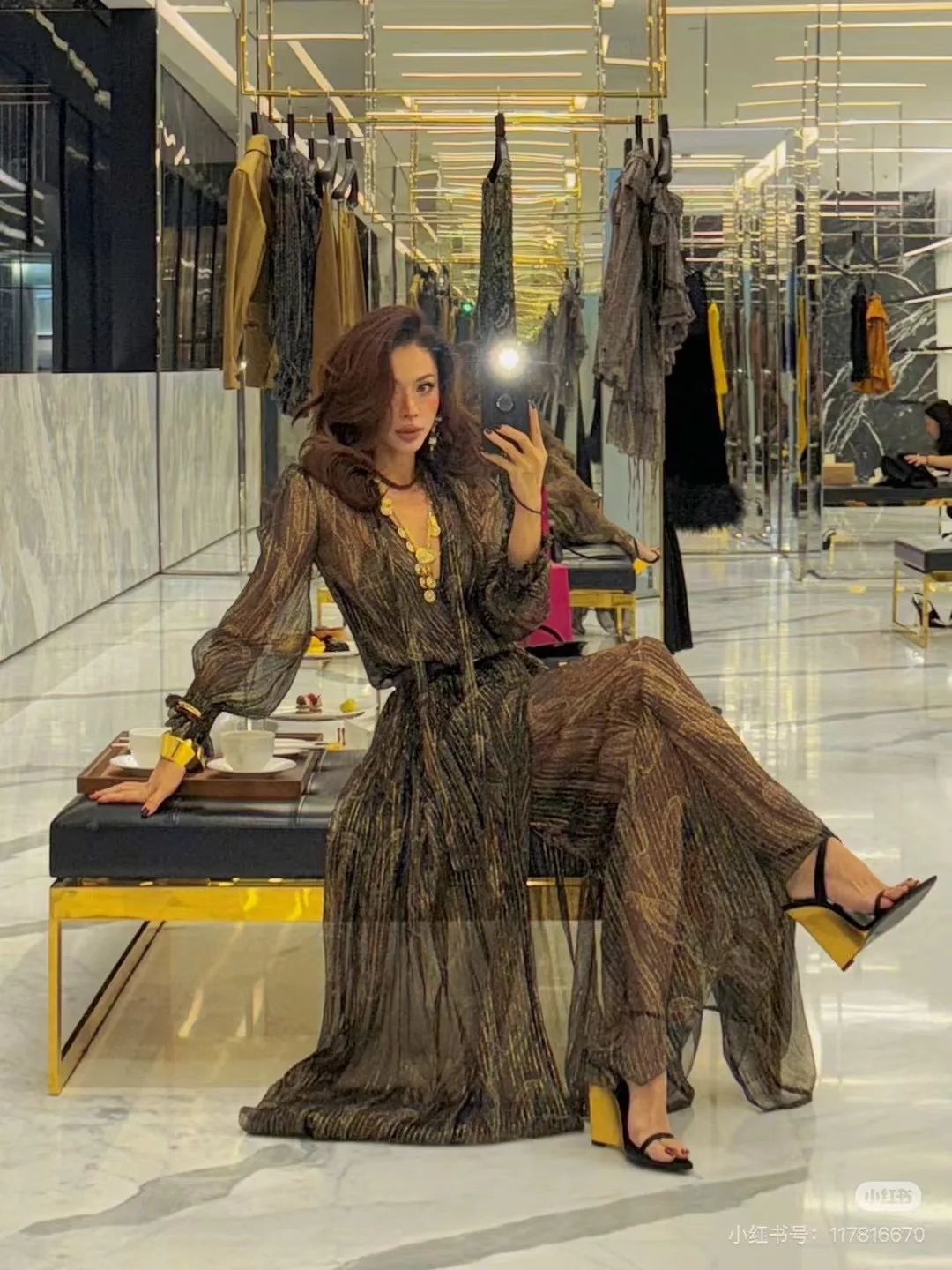 Платья Женские Saint Laurent 34204