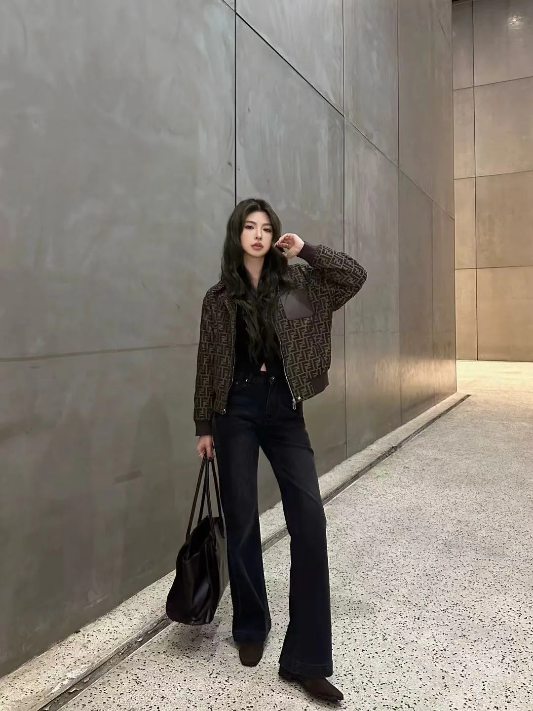 Куртки И Пуховики Женские Fendi 764842