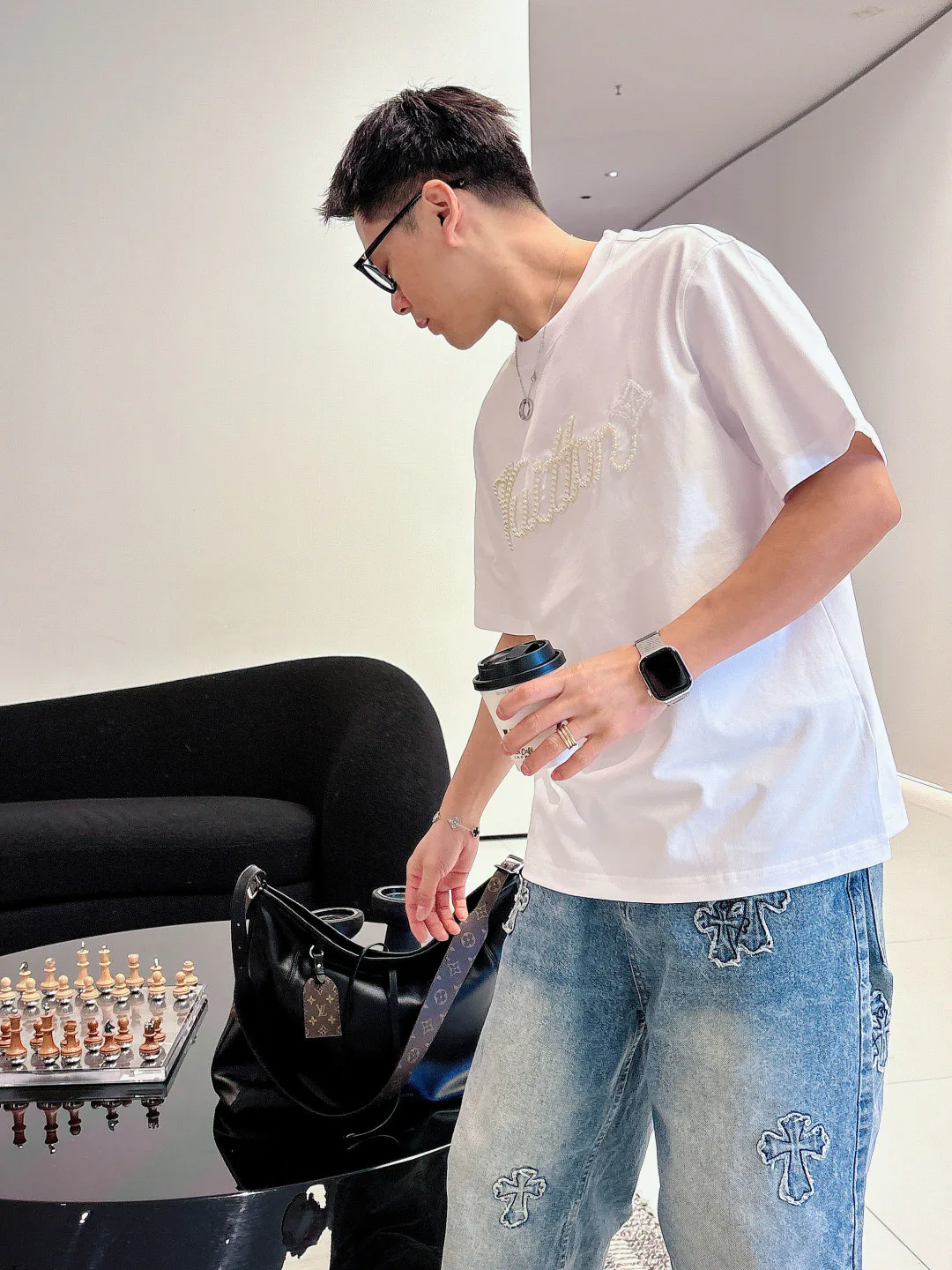 Футболки Мужские Louis Vuitton 9465241