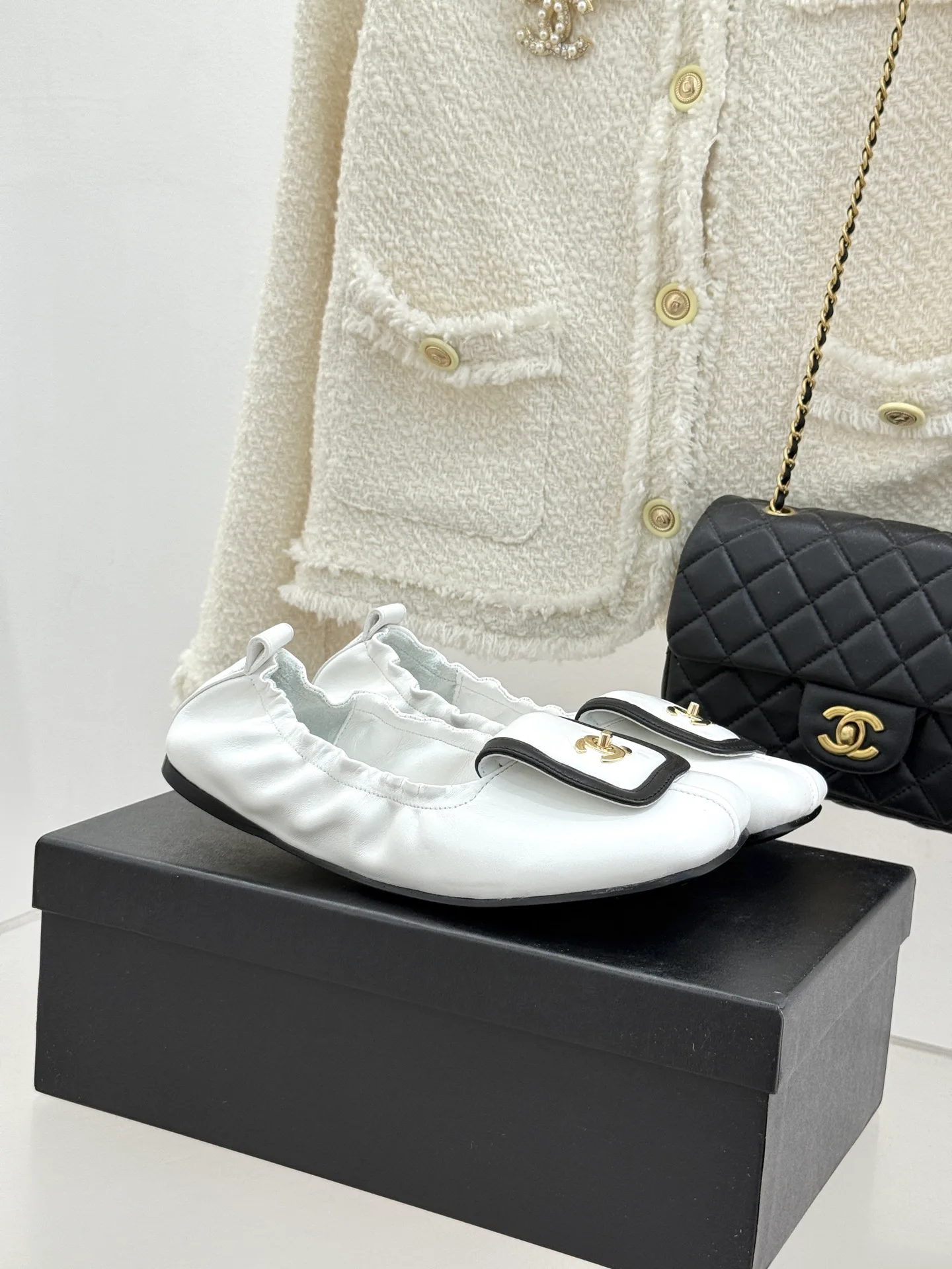 Балетки Женские Chanel 12958093