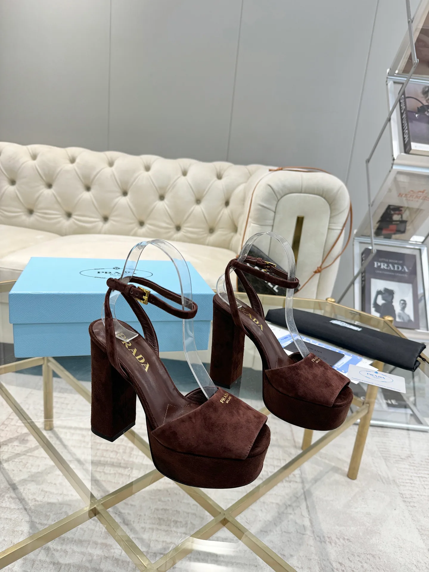 Босоножки Женские Prada 380884