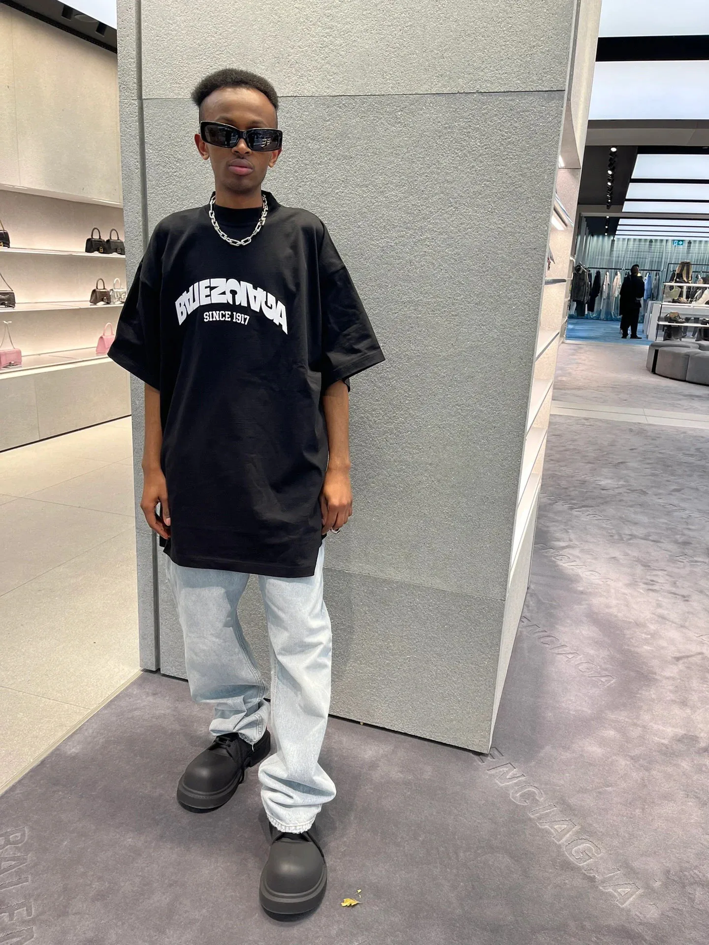 Футболки Мужские Balenciaga 8303