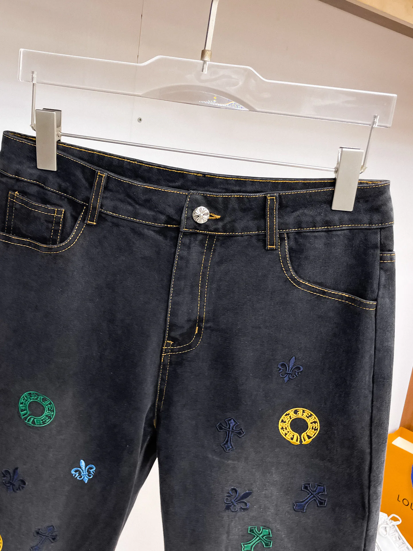 Джинсы Мужские Chrome Hearts 18345651