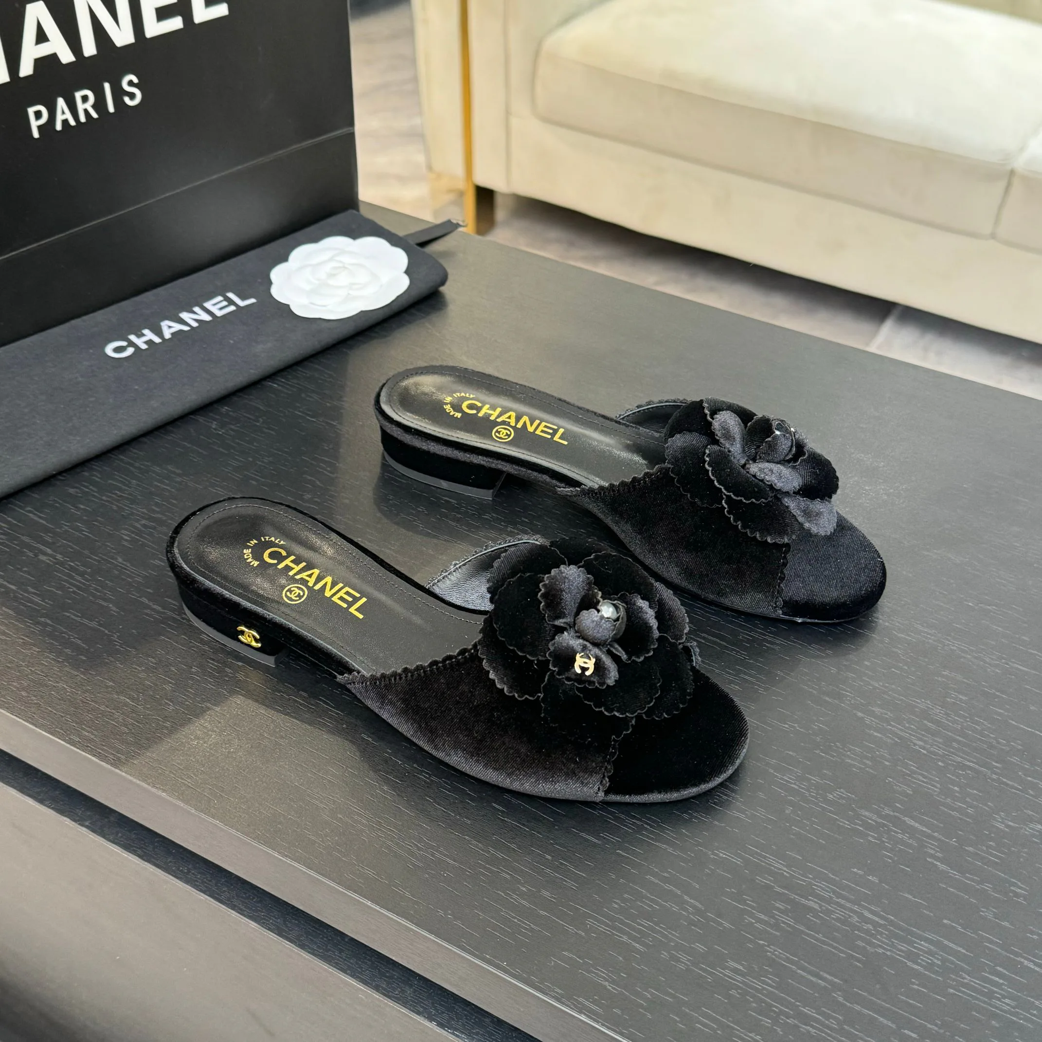 Шлепанцы Женские Chanel 53401