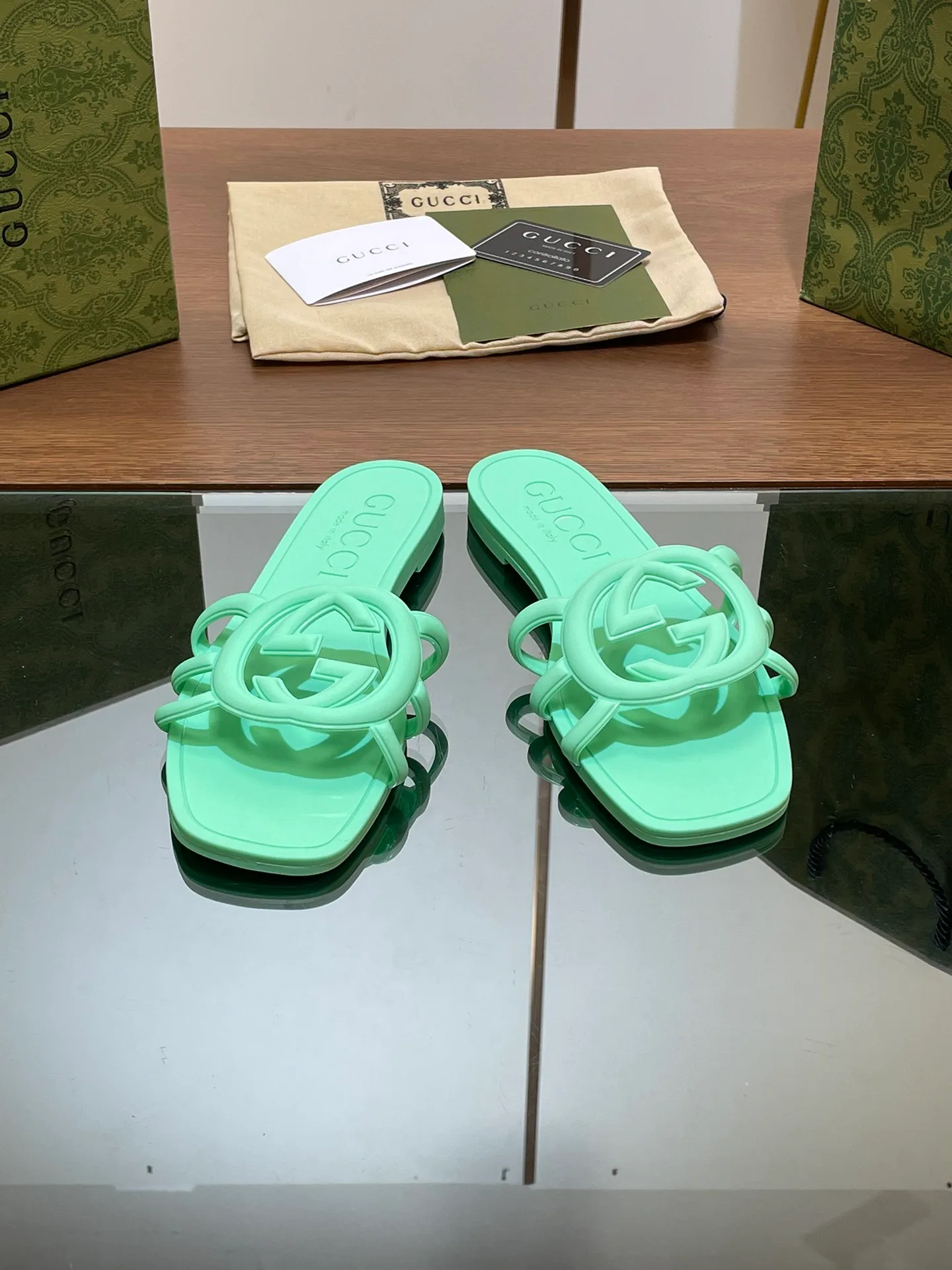 Шлепанцы Женские Gucci 15269