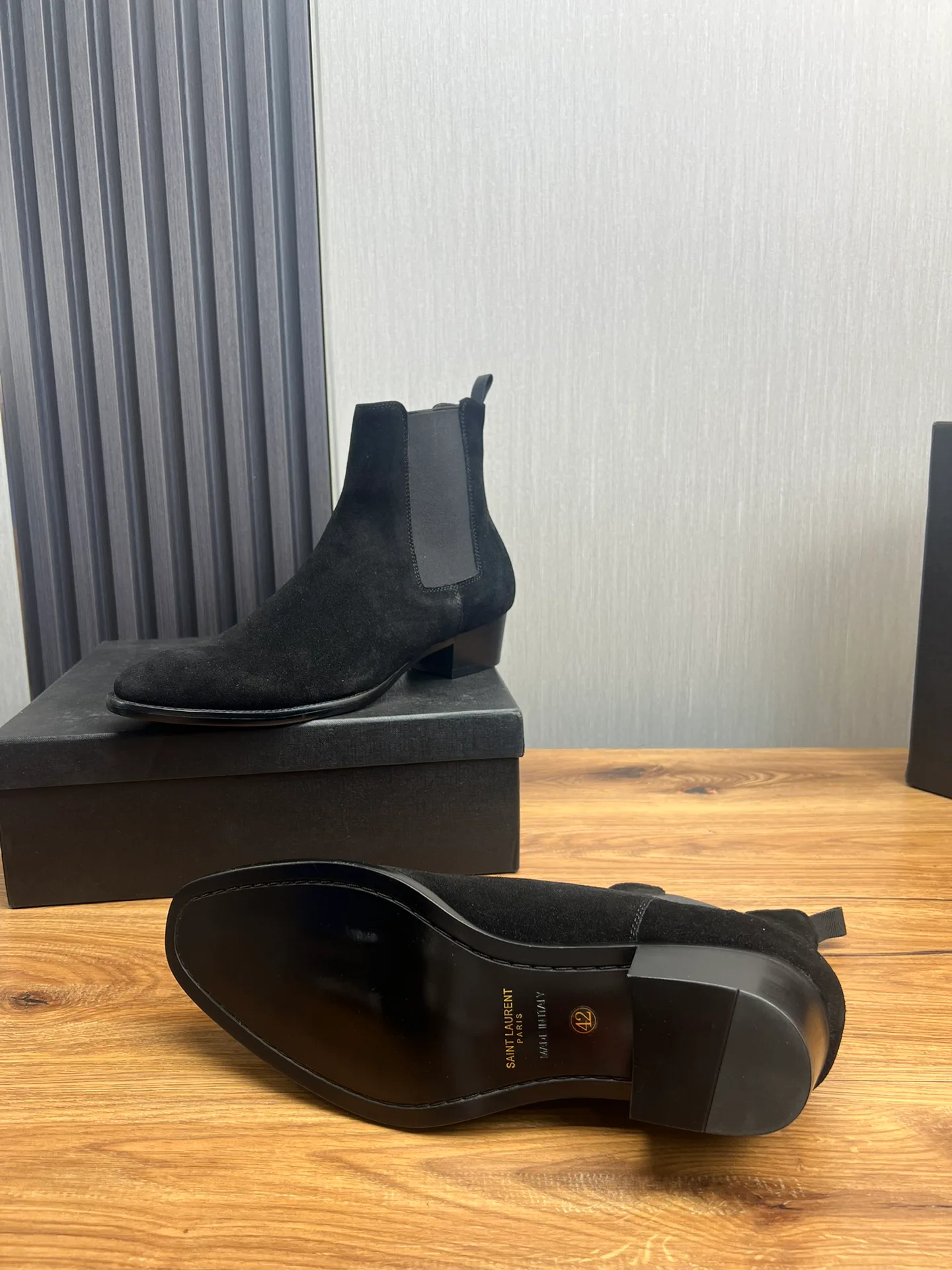 Ботинки Мужские Saint Laurent 1261422