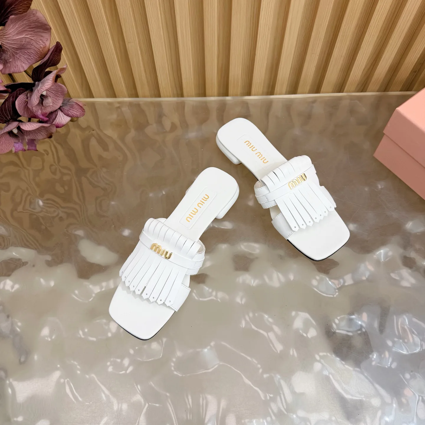Шлепанцы Женские Miu Miu 9597375