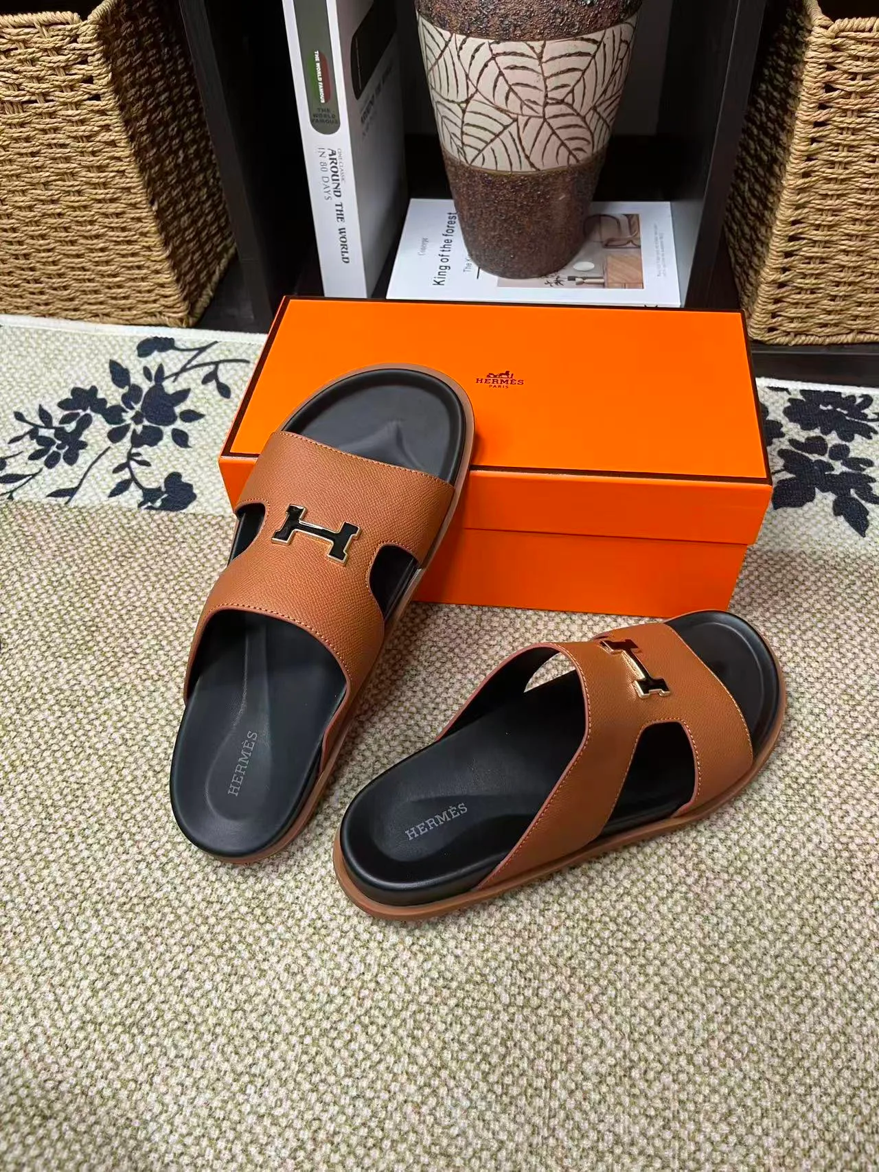 Шлепанцы Женские Hermes 9801491