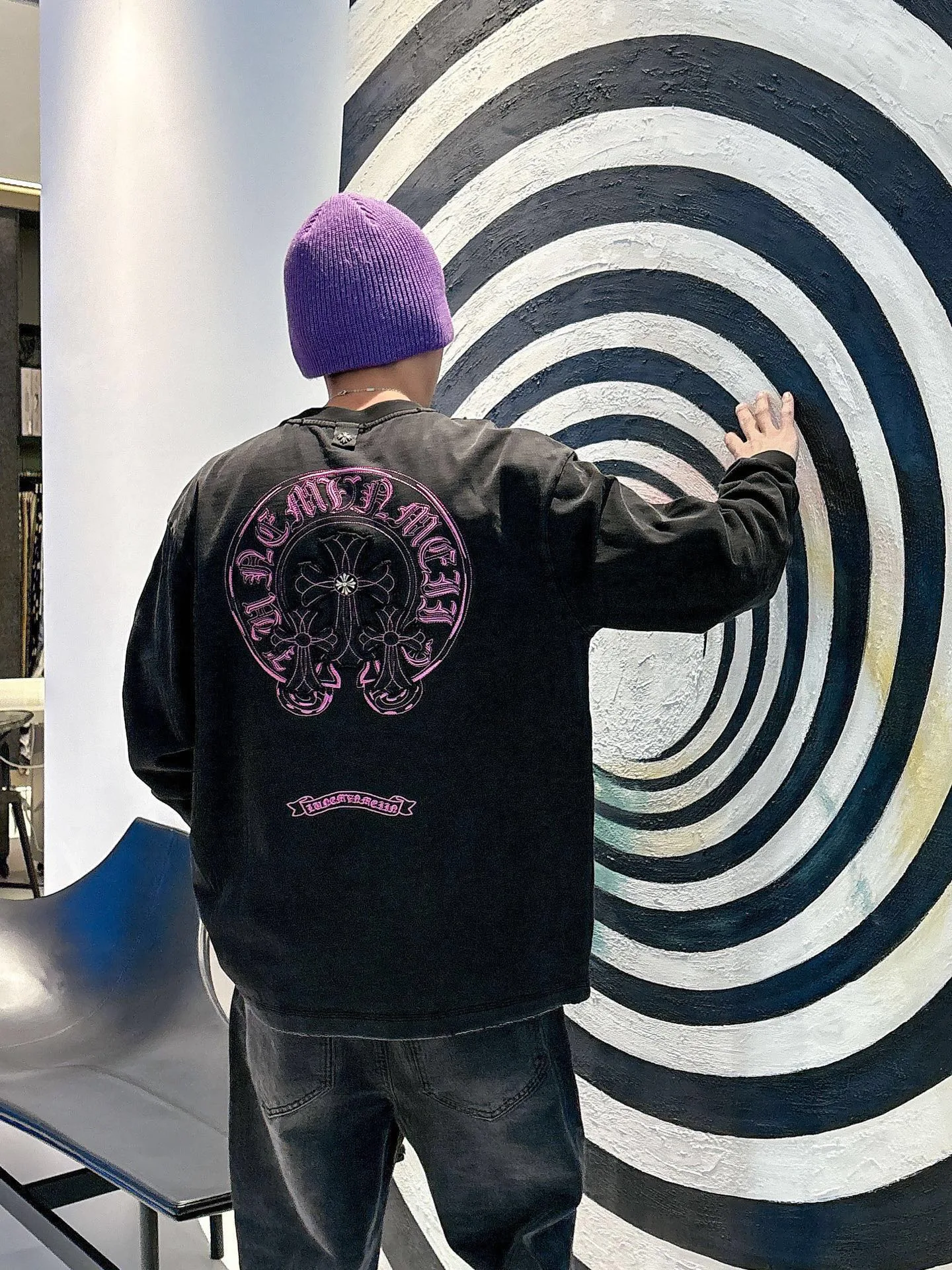 Лонгсливы Мужские Chrome Hearts 2237987