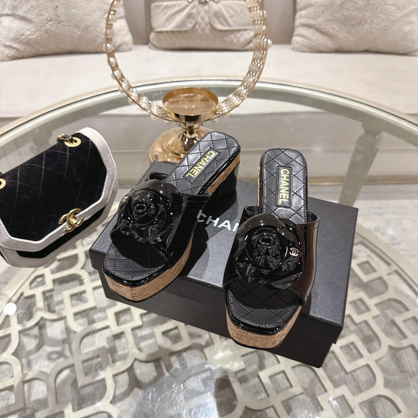 Босоножки Женские Chanel 1529120