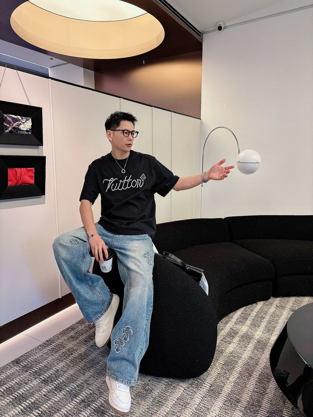 Футболки Мужские Louis Vuitton 9526547