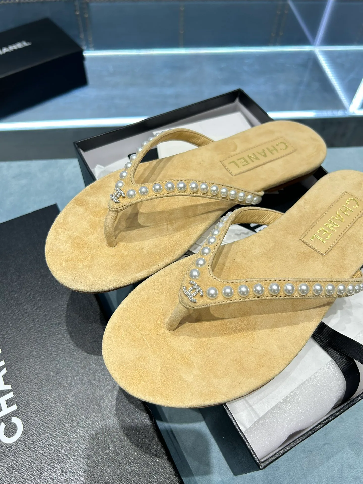 Шлепанцы Женские Chanel 18955