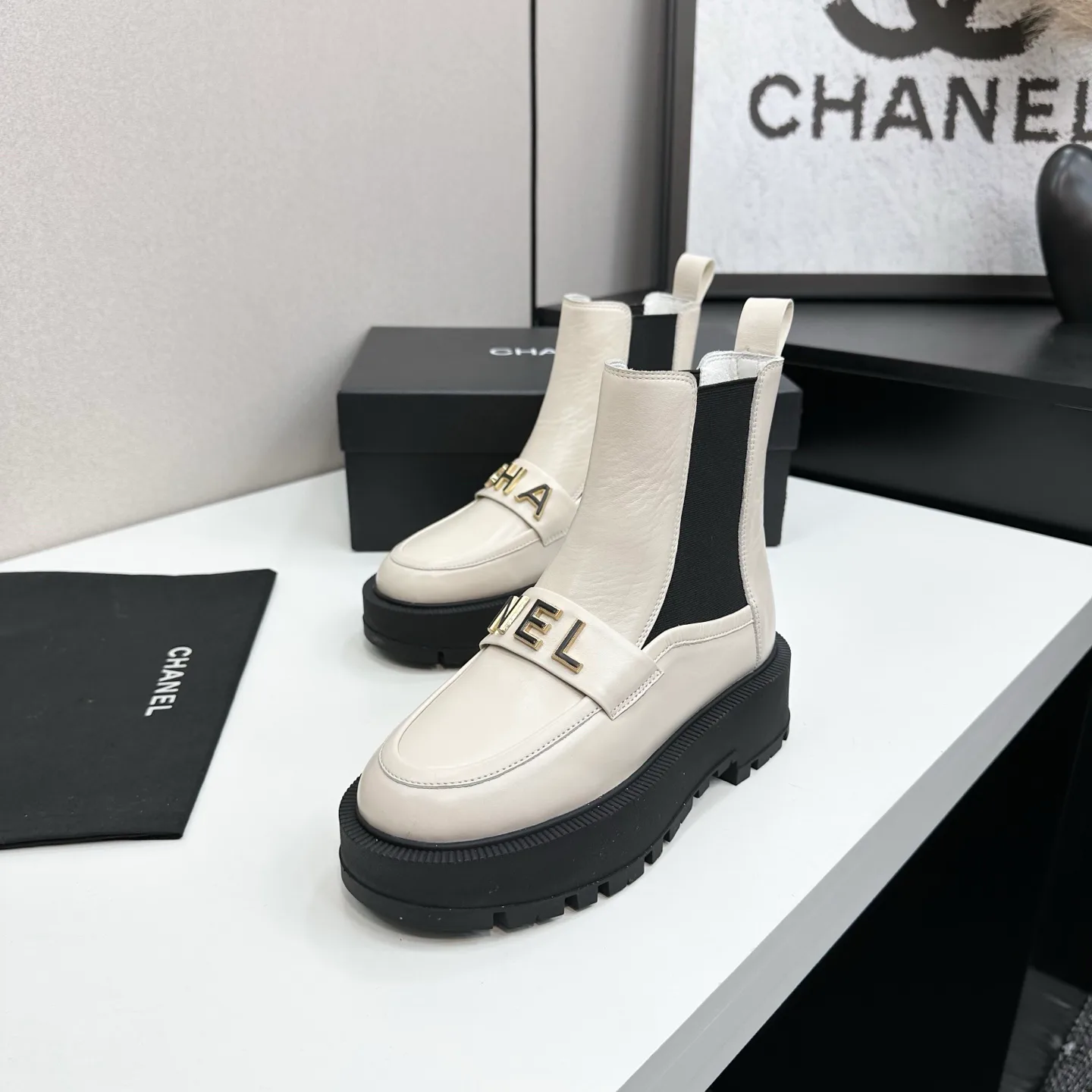 Ботинки Женские Chanel 521486