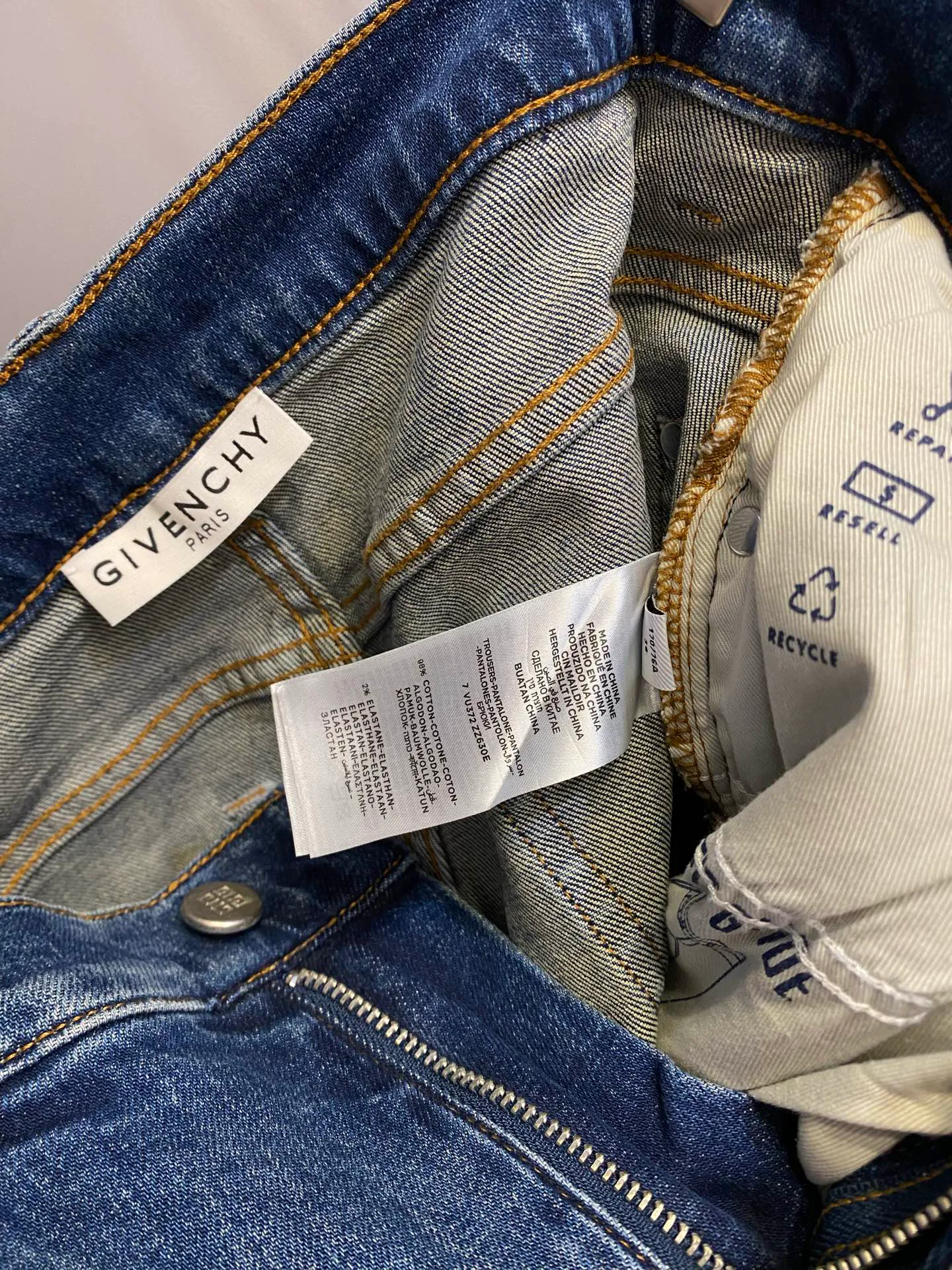 Джинсы Мужские Givenchy 830674