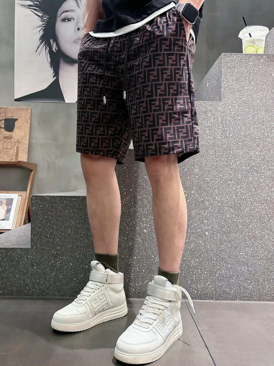 Шорты Мужские Fendi 17468340