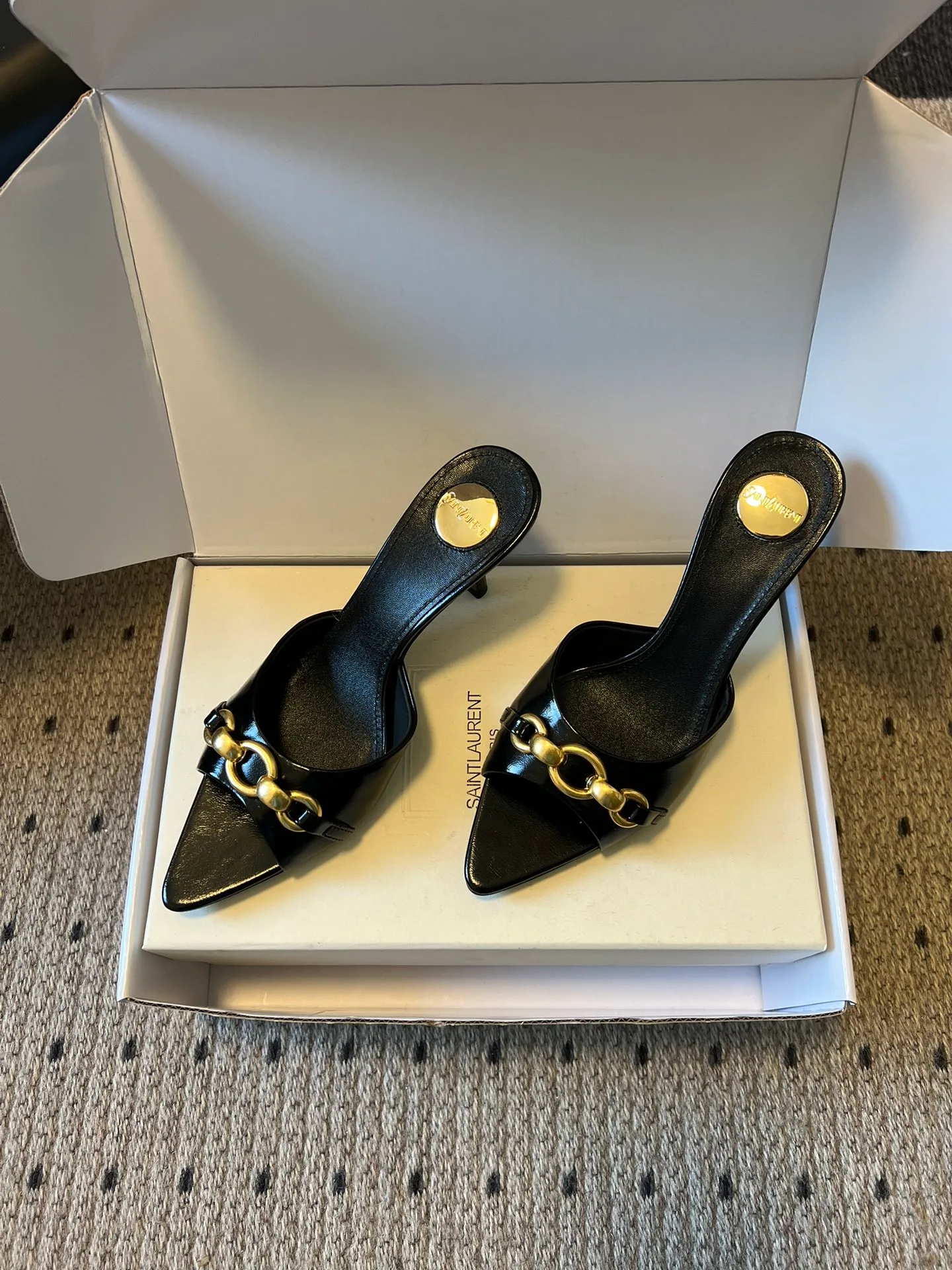 Босоножки Женские Saint Laurent 10835464