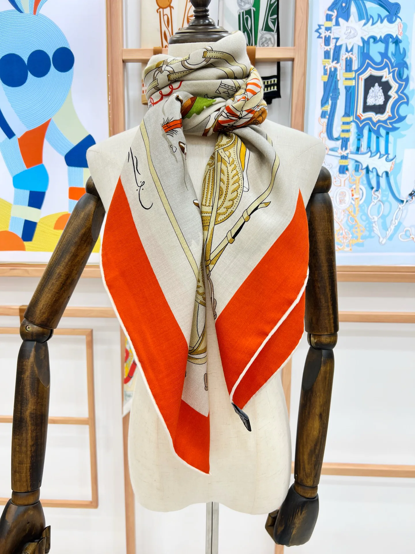 Шарфы Hermes 15145935